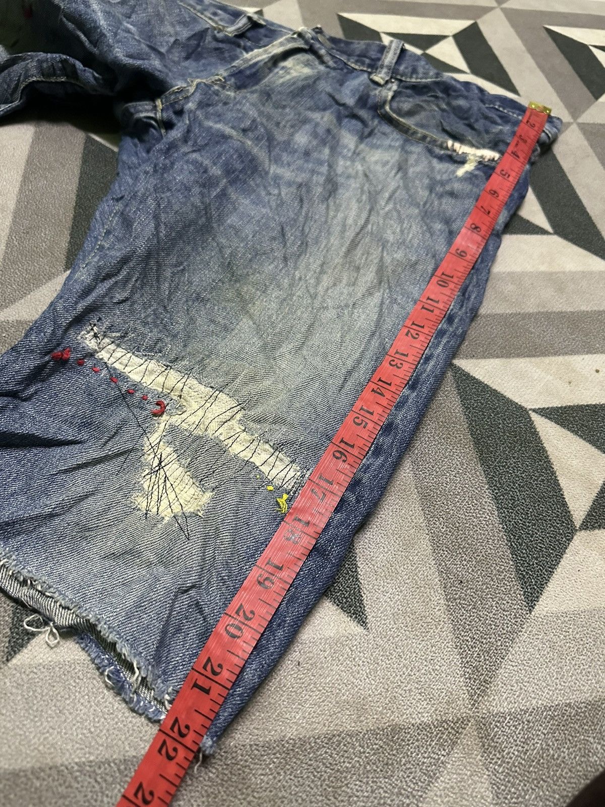 Hysteric Glamour × Japanese Brand × Vintage Hysteric glamour short pants cut of leg Size US 34 / EU 50 - 12 Thumbnail