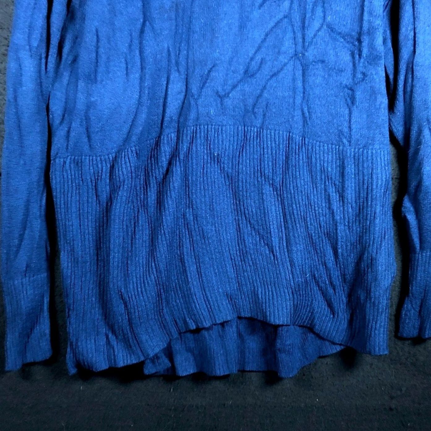 Lou & Grey Lou & Grey Womens Sweater Blue Mock Neck Long Sleeve Nylon Blend Medium Size M / US 6-8 / IT 42-44 - 3 Thumbnail