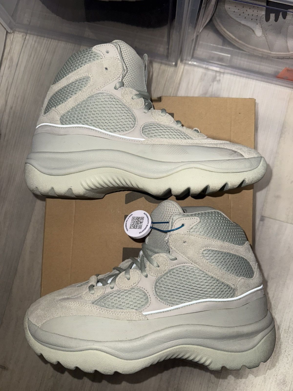 Adidas × Kanye West Adidas Yeezy Desert Boot Salt Size US 11 / EU 44 - 6 Thumbnail