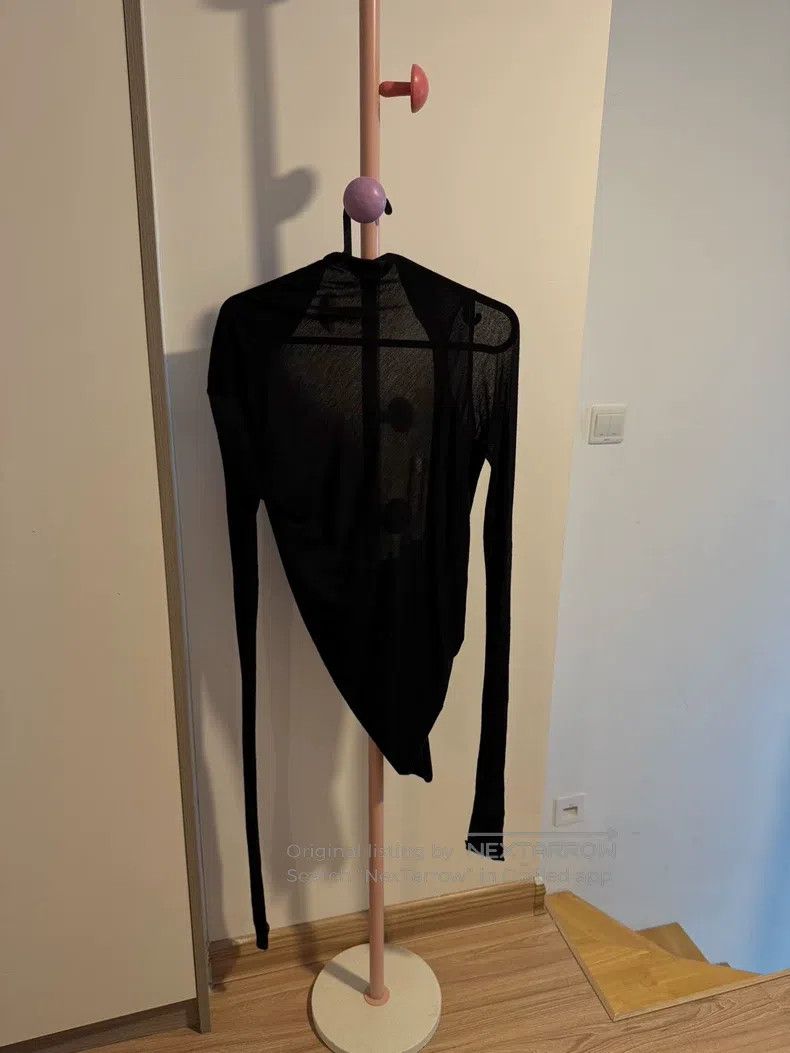 Rick Owens Rick Owens Irregular pleated backless cut-out long sleeve Size XS / US 0-2 / IT 36-38 - 1 Thumbnail