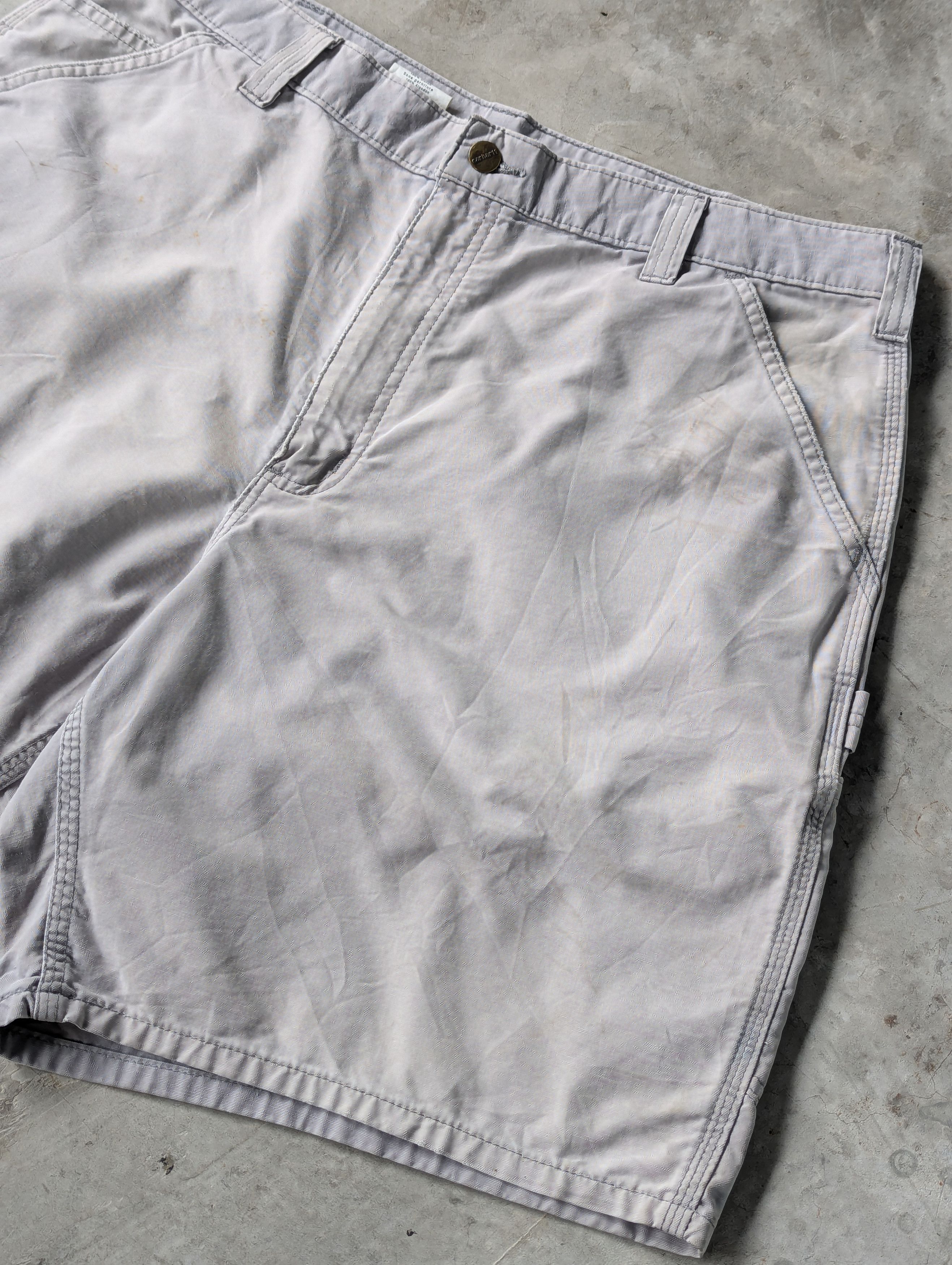 Carhartt Distressed Faded Gray Carhartt Short Cargo Pants Size US 40 / EU 56 - 8 Thumbnail