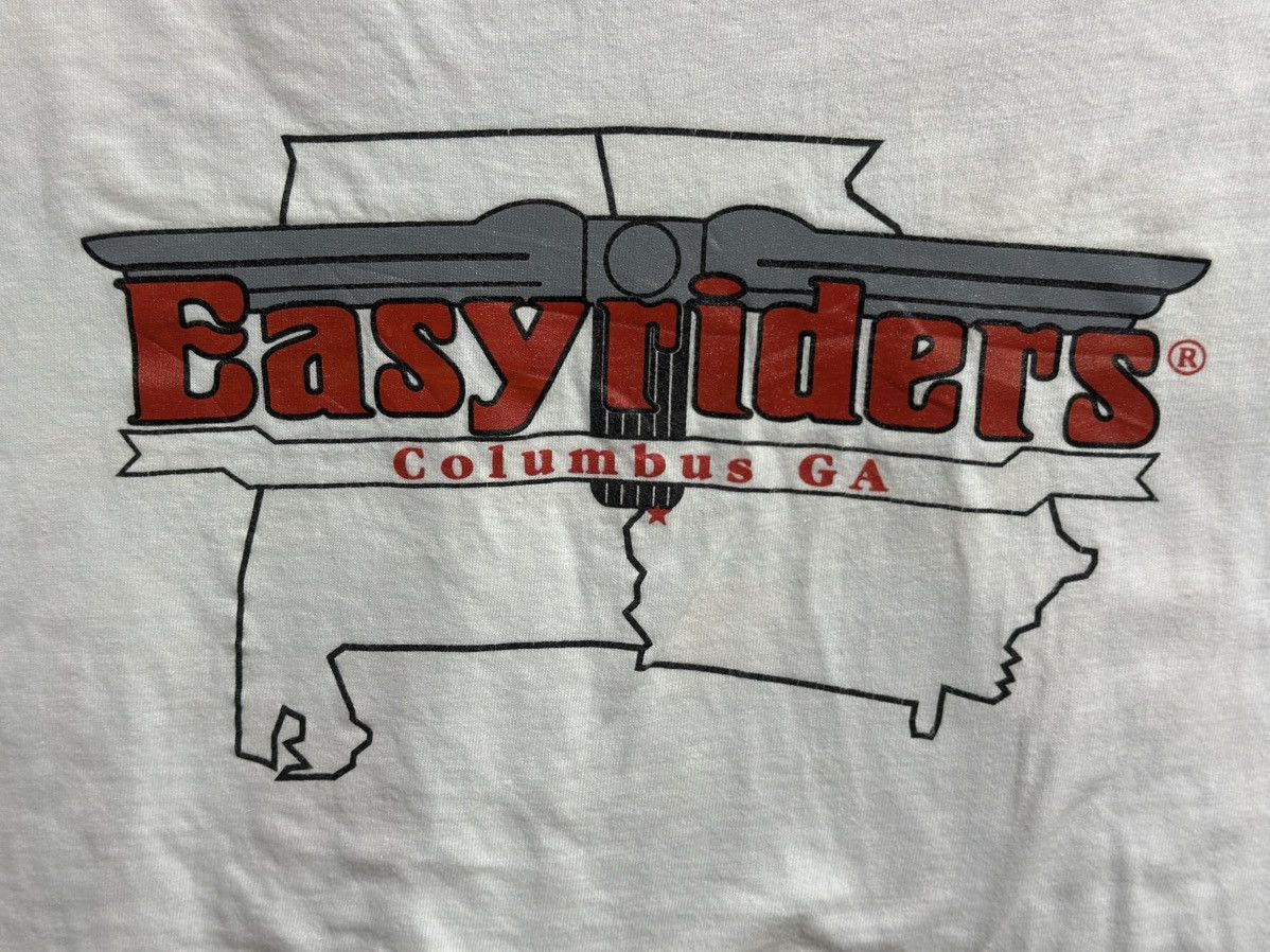 Hanes Vintage 90s Easy Riders Nekad Girl Cafe Faded Tee Size US XL / EU 56 / 4 - 7 Thumbnail