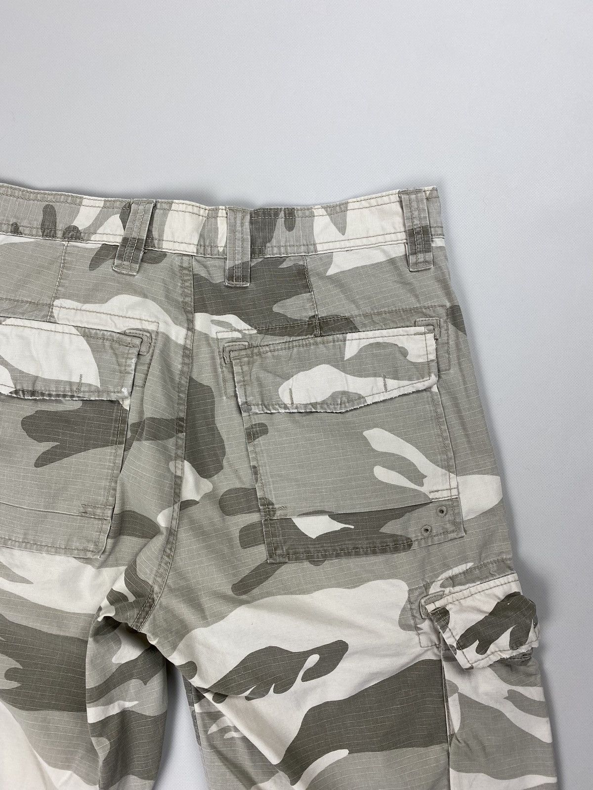 Schott Schott vintage men’s military cargo camo rip stop shorts Size US 32 / EU 48 - 24 Thumbnail
