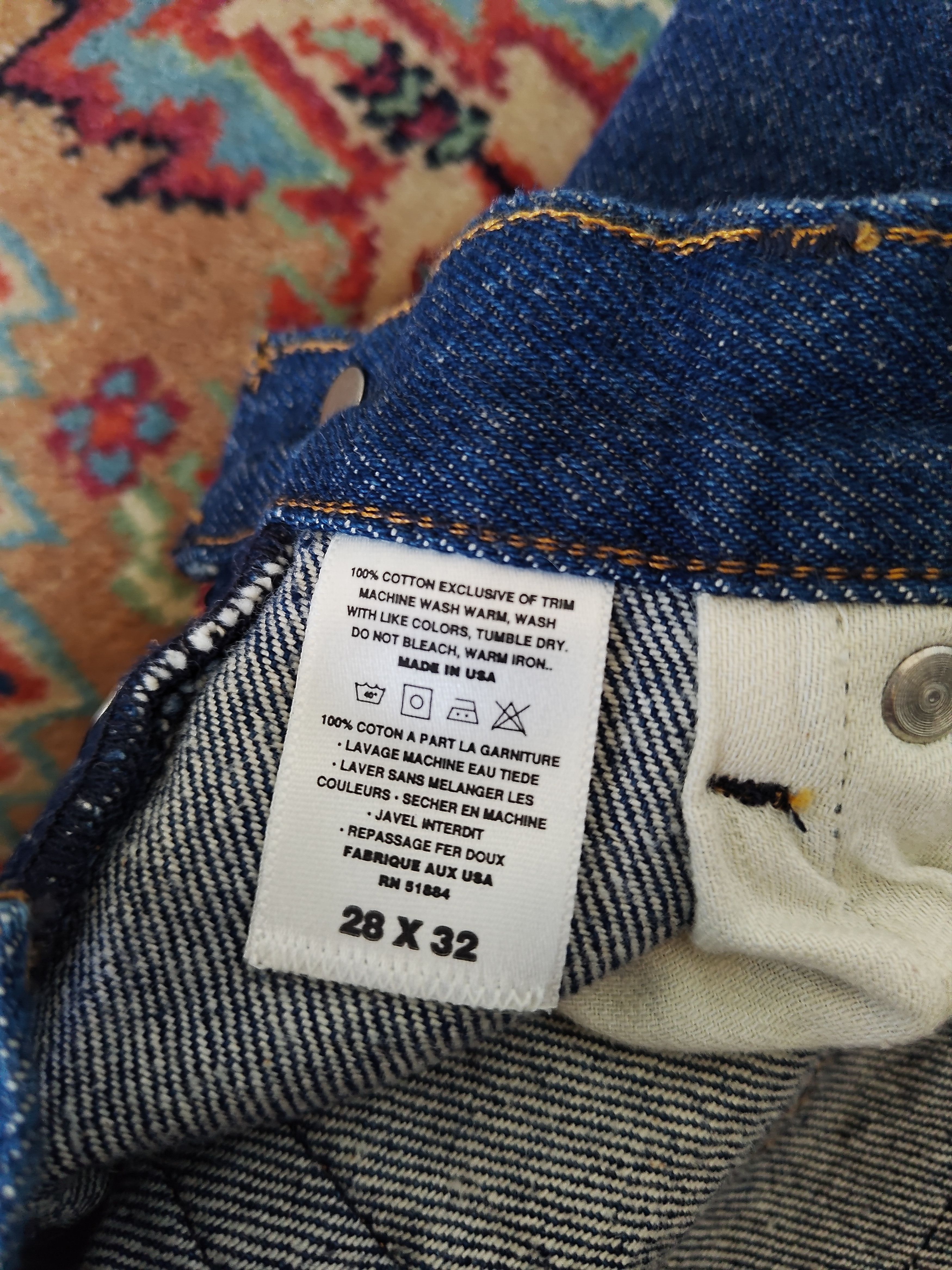 Patagonia Patagonia Organic Denim Jeans – 90s Vintage – Made in USA Size 28" / US 6 / IT 42 - 10 Thumbnail