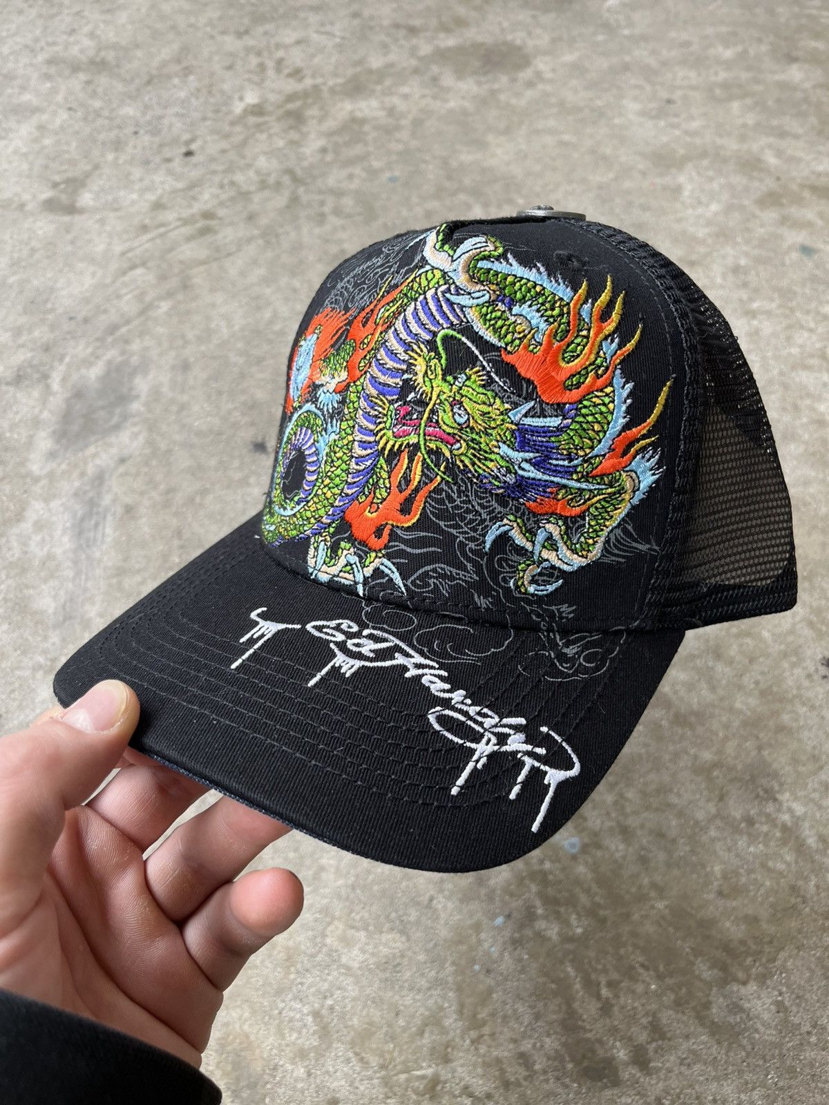 Ed Hardy Crazy Embroidered Ed Hardy SnapBack New With Tags Size ONE SIZE - 2 Thumbnail
