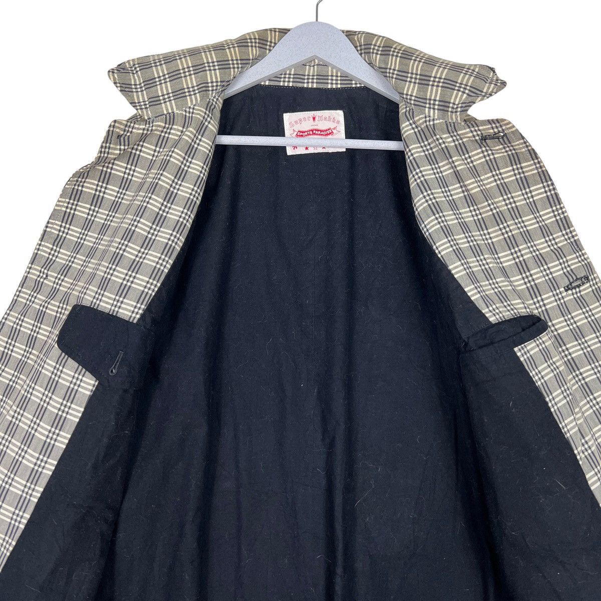 Issey Miyake 🔥 SUPER HAKKA JAPAN SPORTS PARADISE CHECK COAT Size US M / EU 48-50 / 2 - 13 Thumbnail