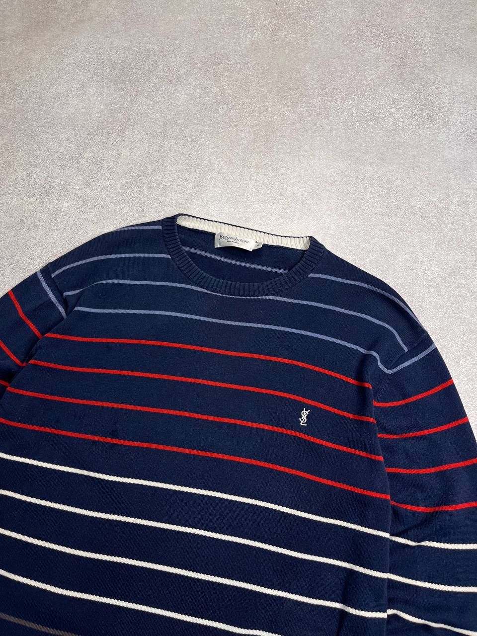 Vintage × Yves Saint Laurent VINTAGE YSL YVES SAINT LAURENT KNIT SWEATER RARE M Size US M / EU 48-50 / 2 - 2 Thumbnail