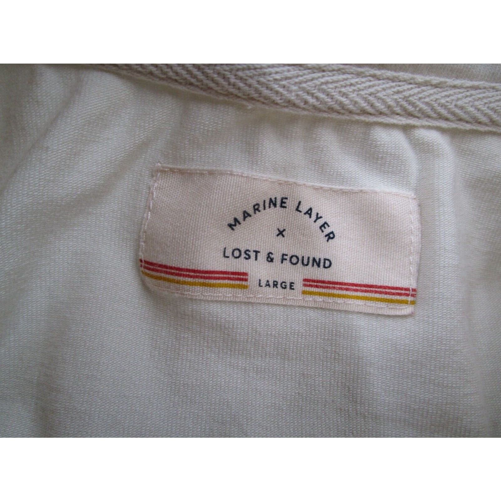 Marine Layer Marine Layer Mens Red 1/4 Zip Sweater Large Cotton Blend Preppy Golf Hike Travel Size US L / EU 52-54 / 3 - 2 Thumbnail