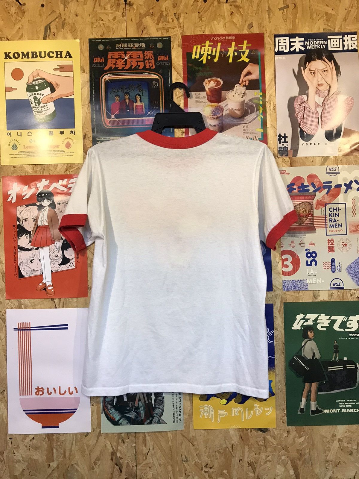 Vintage Vintage Pink Panther Cartoon Tshirt Ringer Size US M / EU 48-50 / 2 - 6 Thumbnail