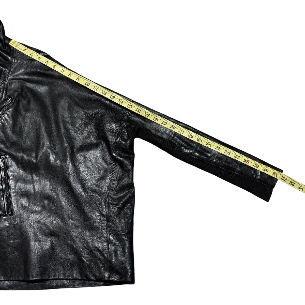 Rick Owens FW2012 'Mountain Fall' Rick Owens Leather Jacket Cropped Size M / US 6-8 / IT 42-44 - 15 Thumbnail