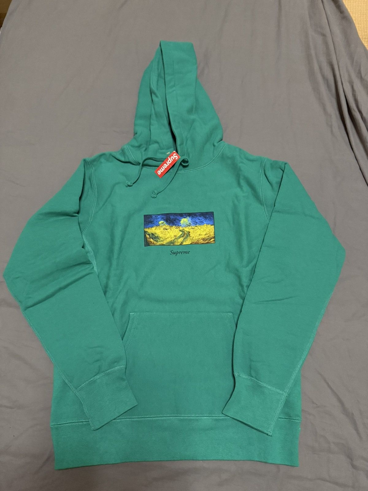 Supreme Supreme field hooded sweatershirt aqua Size US M / EU 48-50 / 2 - 1 Thumbnail