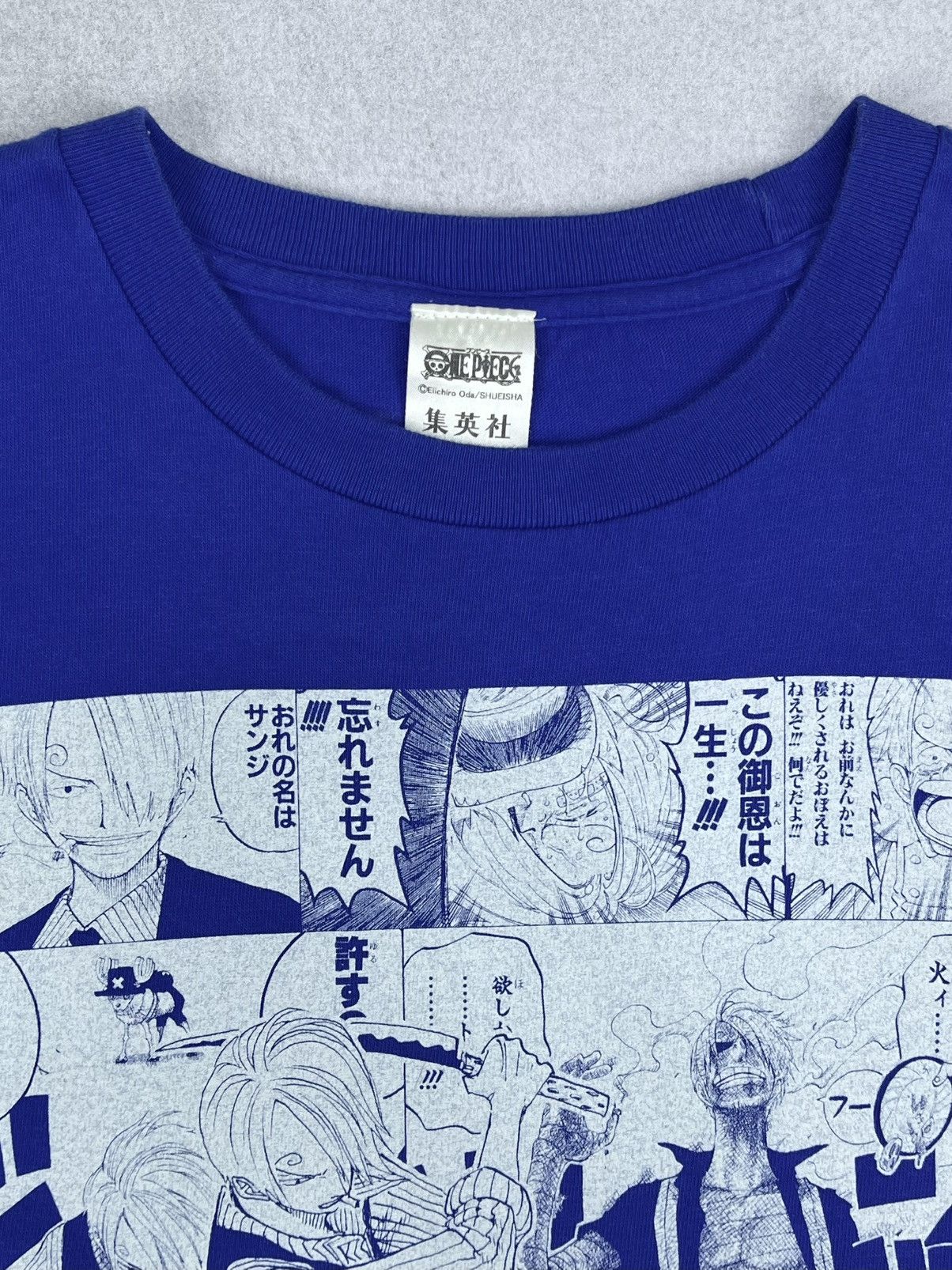 Anime ONE PIECE ‘SANJI’ MANGA PANEL TEE *RARE Size US L / EU 52-54 / 3 - 4 Thumbnail