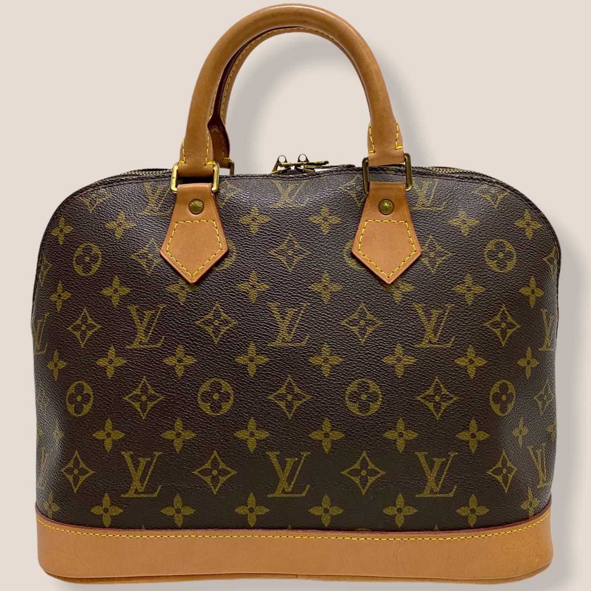 Louis Vuitton AUTH. LOUIS VUITTON MONOGRAM ALMA PM HANDBAG WITH LONG STRAP Size ONE SIZE - 5 Thumbnail