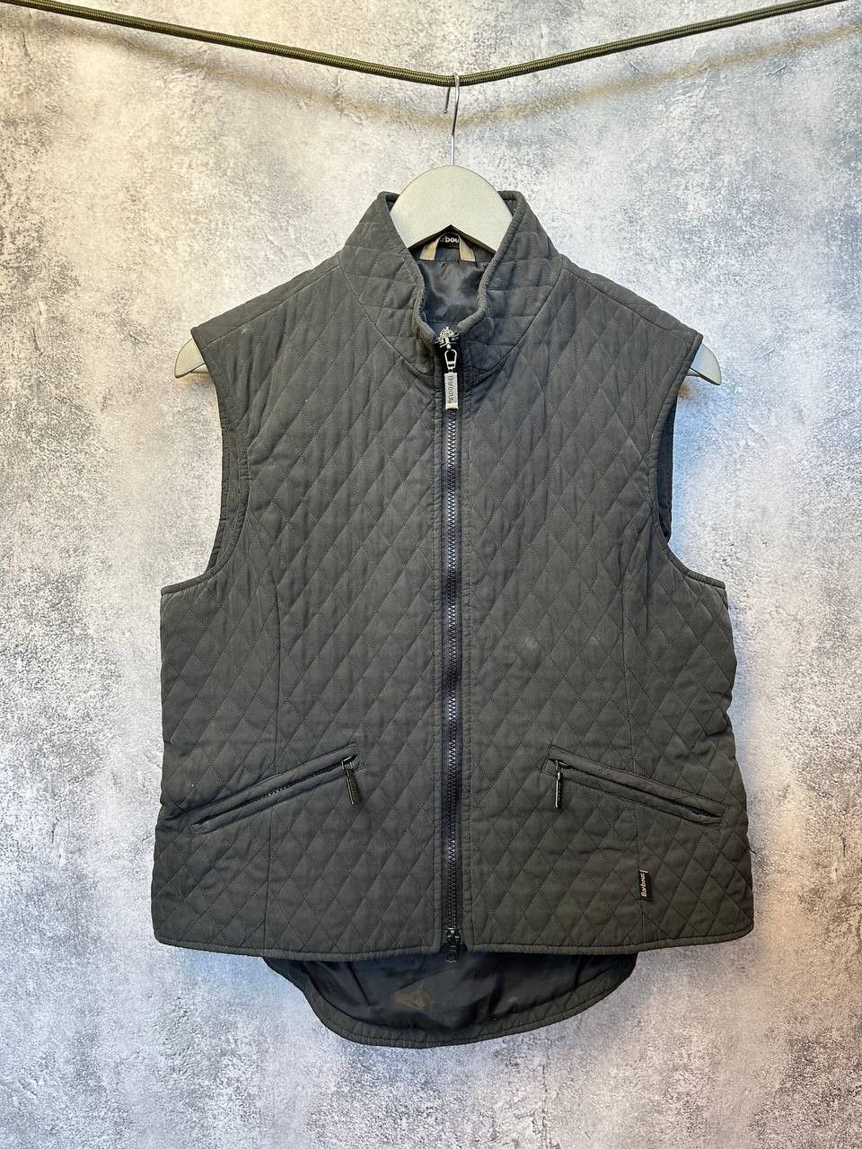 Barbour × Vintage Barbour Quilt Waistcoat Vest Tailored Microfibre Gilet Size M / US 6-8 / IT 42-44 - 2 Thumbnail