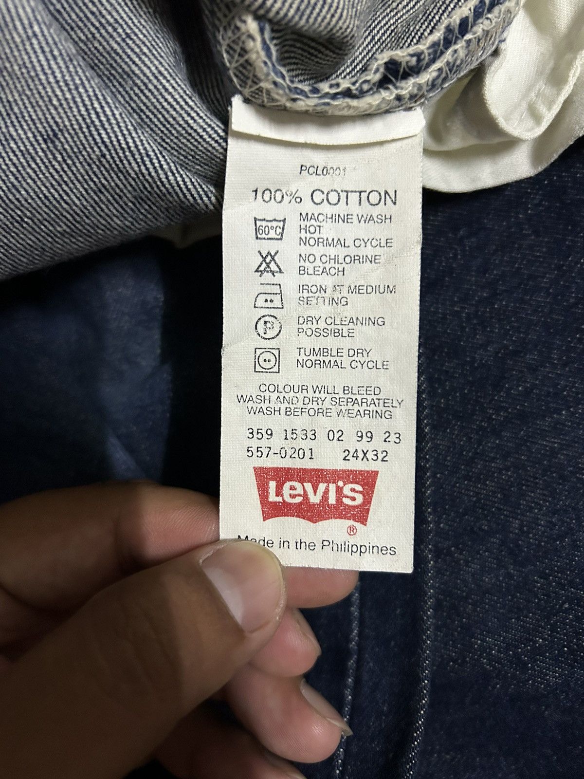 Levi's Vintage Levis 557 Size US 26 / EU 42 - 4 Thumbnail