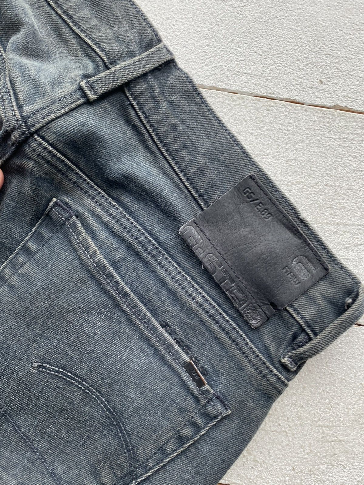 G-Star Avant Garde G-Star RAW 3301 Slim Grey Jeans Stretch Denim Size US 29 - 10 Thumbnail