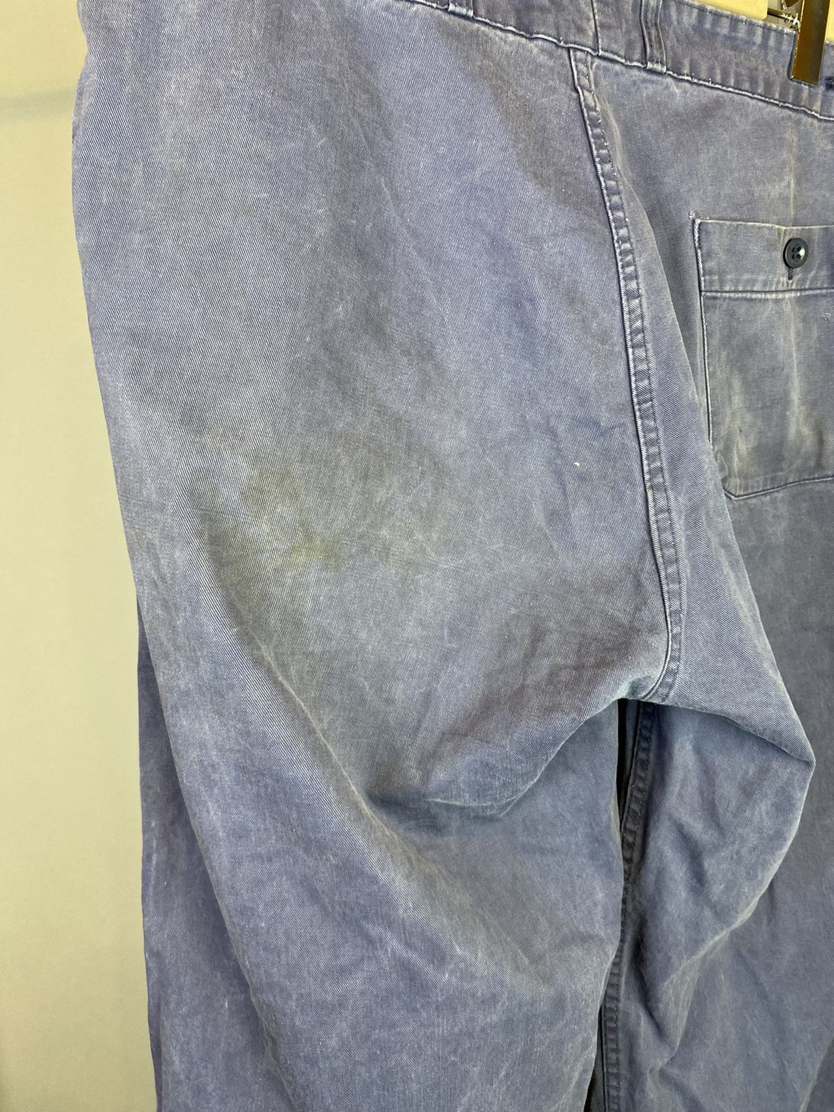 Le Laboureur × Vintage Vintage Faded Workwear Pants in Washed Indigo Purple Size US 40 / EU 56 - 8 Thumbnail
