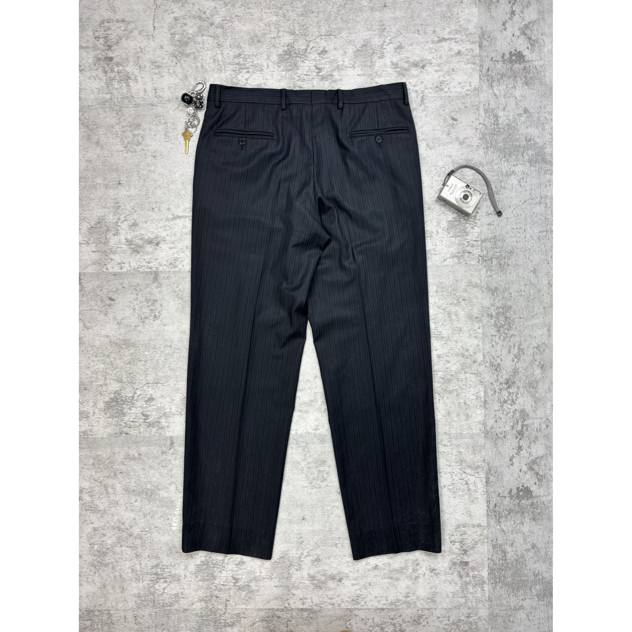 Alexander McQueen Vintage Alexander Mcqueen Stripes Suit Pants Size 36" / US 14 / IT 50 - 3 Thumbnail