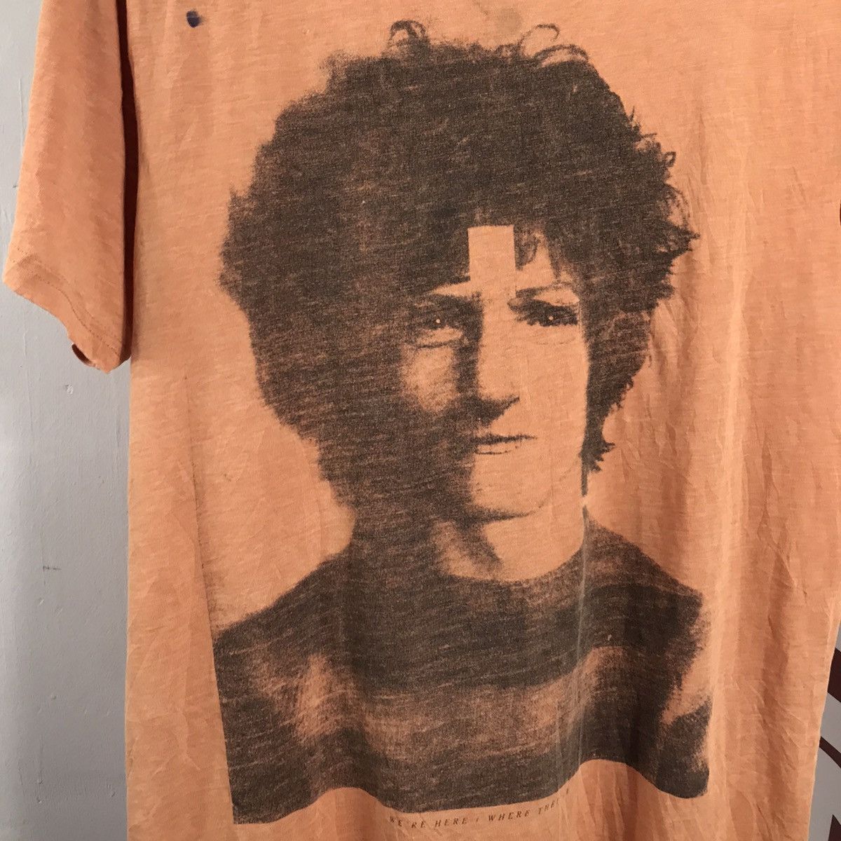 Band Tees RARE DISTRESS BOB DYLAN PHOTOTEE PETTY NEIL YOUNG HENDRIX Size US L / EU 52-54 / 3 - 4 Thumbnail