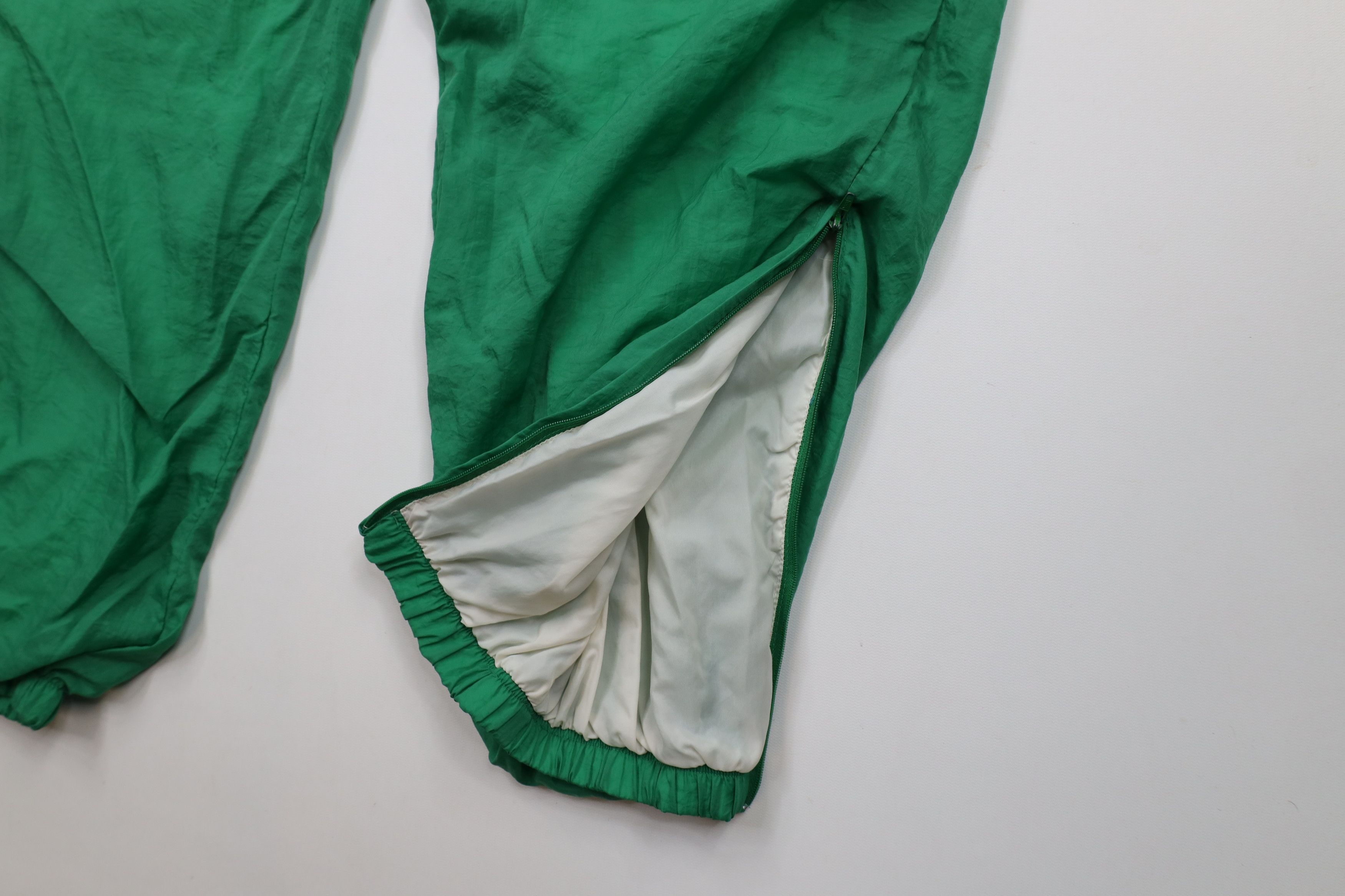 Nike × Vintage Vintage 90s Nike Scott Mini Swoosh Lined Joggers Pants Green Size US 38 / EU 54 - 5 Thumbnail