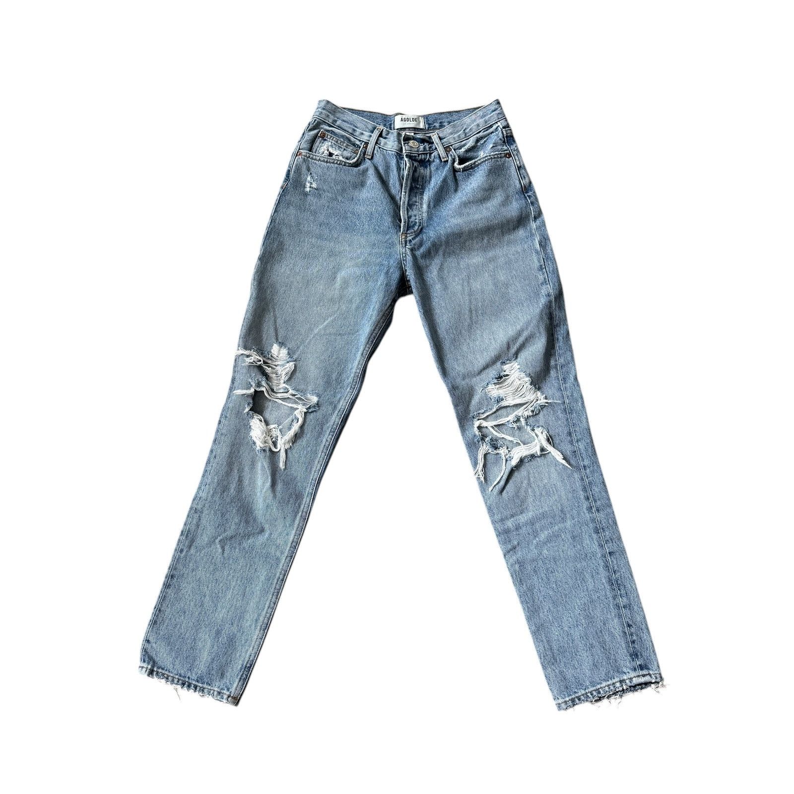 Agolde AGOLDE Fen High Rise Relaxed Taper Jean Wander Wash Size 26" / US 2 / IT 38 - 2 Thumbnail
