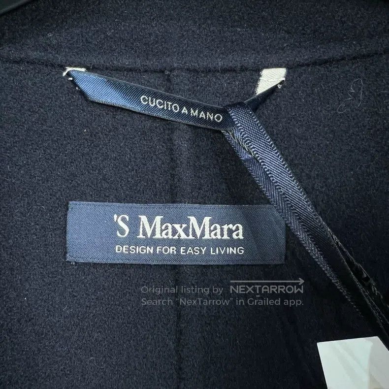 Max Mara Max Mara Wool Lapel Coat Size M / US 6-8 / IT 42-44 - 5 Thumbnail