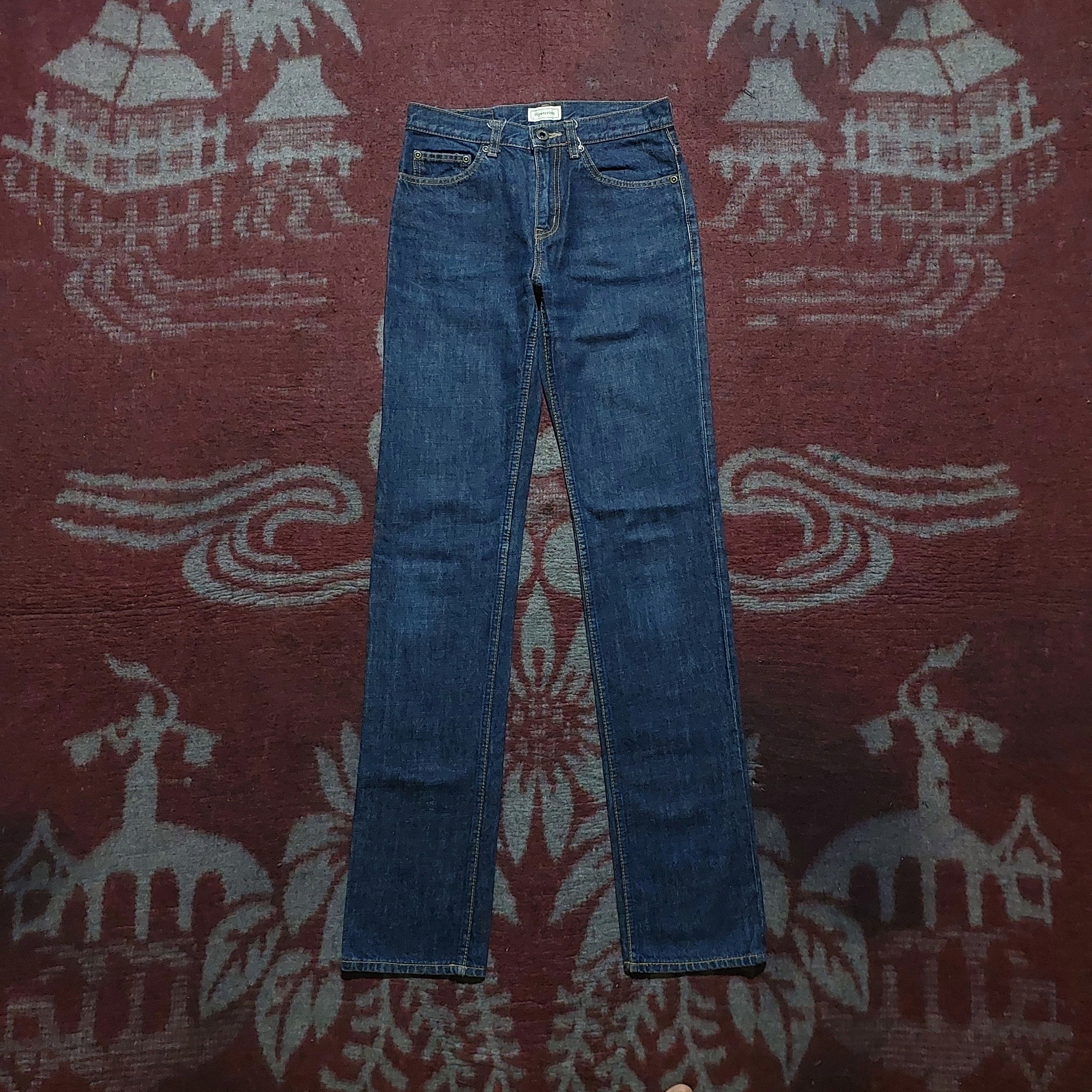 Hysteric Glamour Hysteric Glamour Oaklan Riders indigo blue Denim Size US 27 - 1 Thumbnail