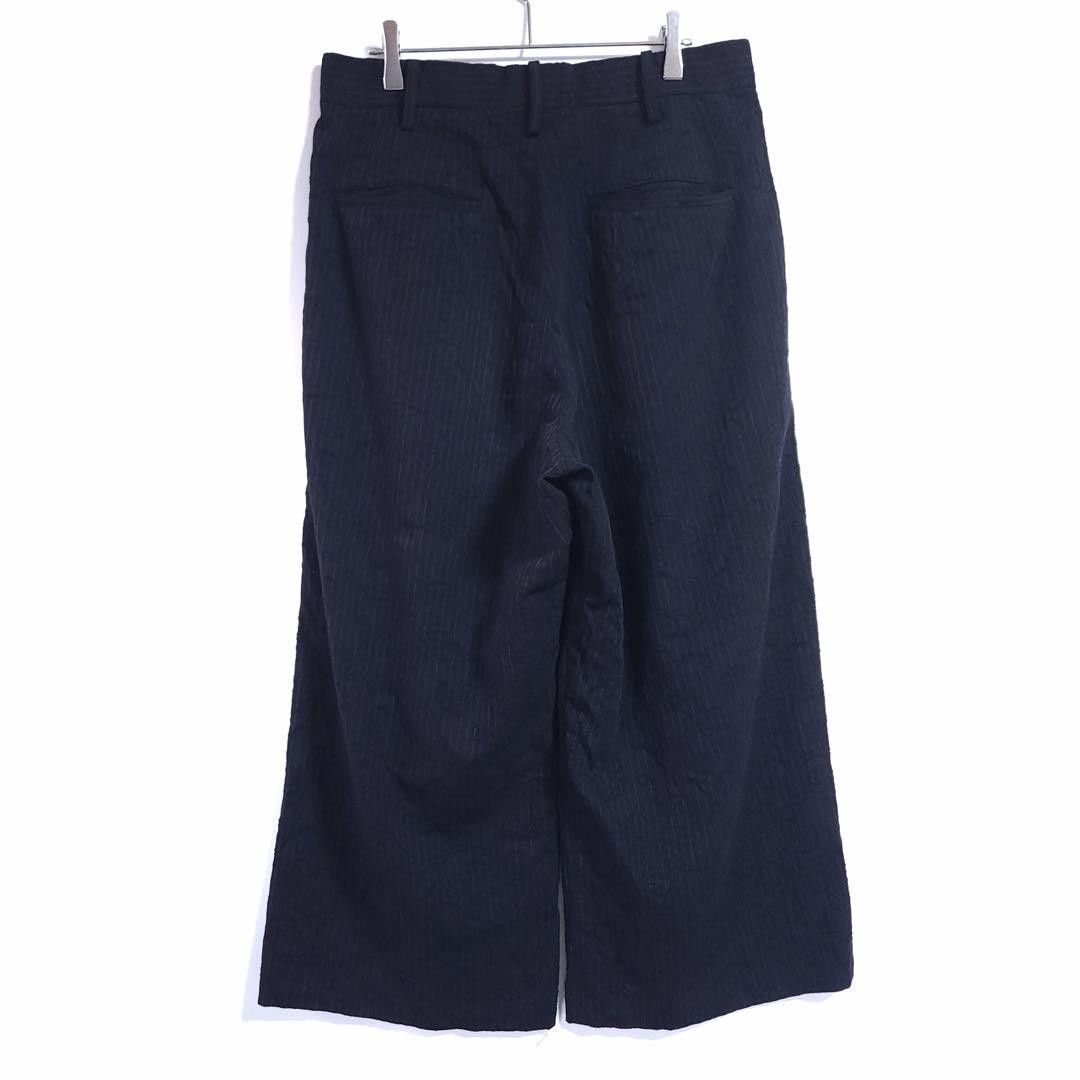 Yohji Yamamoto POUR HOMME 98aw flower arabesque jacquard wide pants Size US 31 - 2 Thumbnail