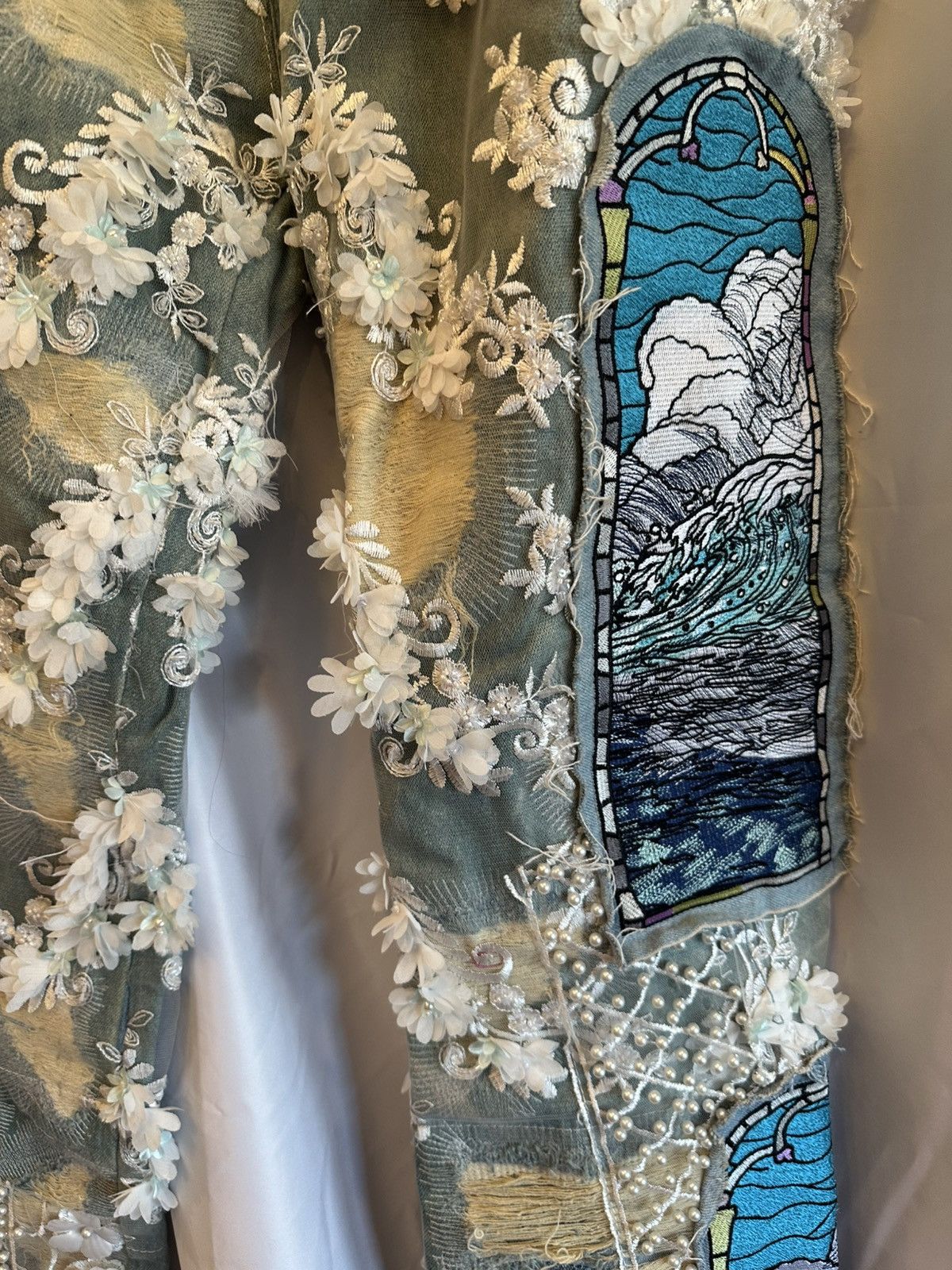 Who Decides War Who Decides War Floral Rare Denim Size US 32 / EU 48 - 3 Thumbnail