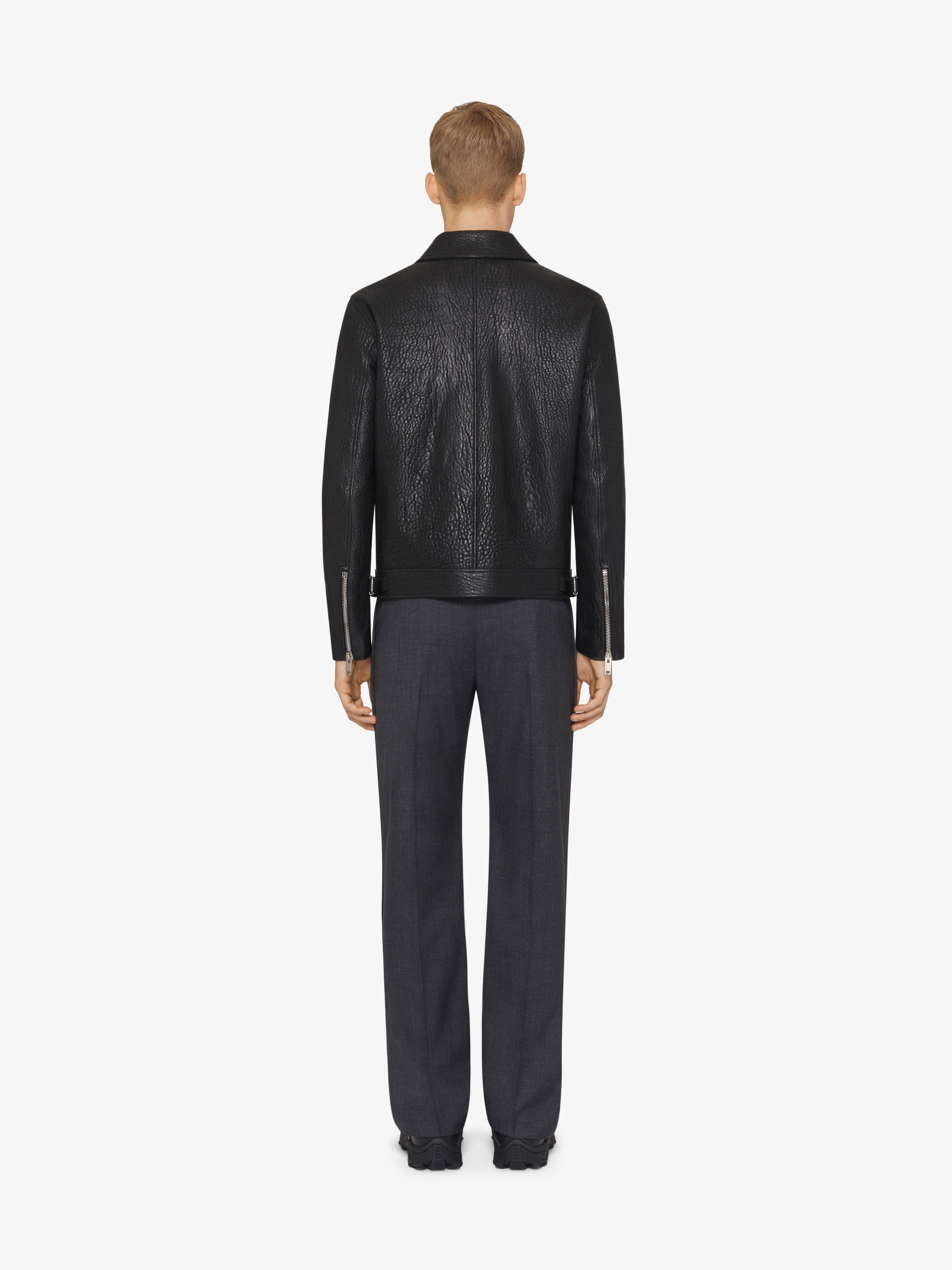 Givenchy o1w1db10925 Leather Biker Jacket in Black Size US M / EU 48-50 / 2 - 4 Thumbnail