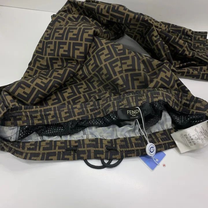 Fendi Fendi Brown Logo Print Casual Pants -2508 Size US 44 / EU 60 - 7 Thumbnail