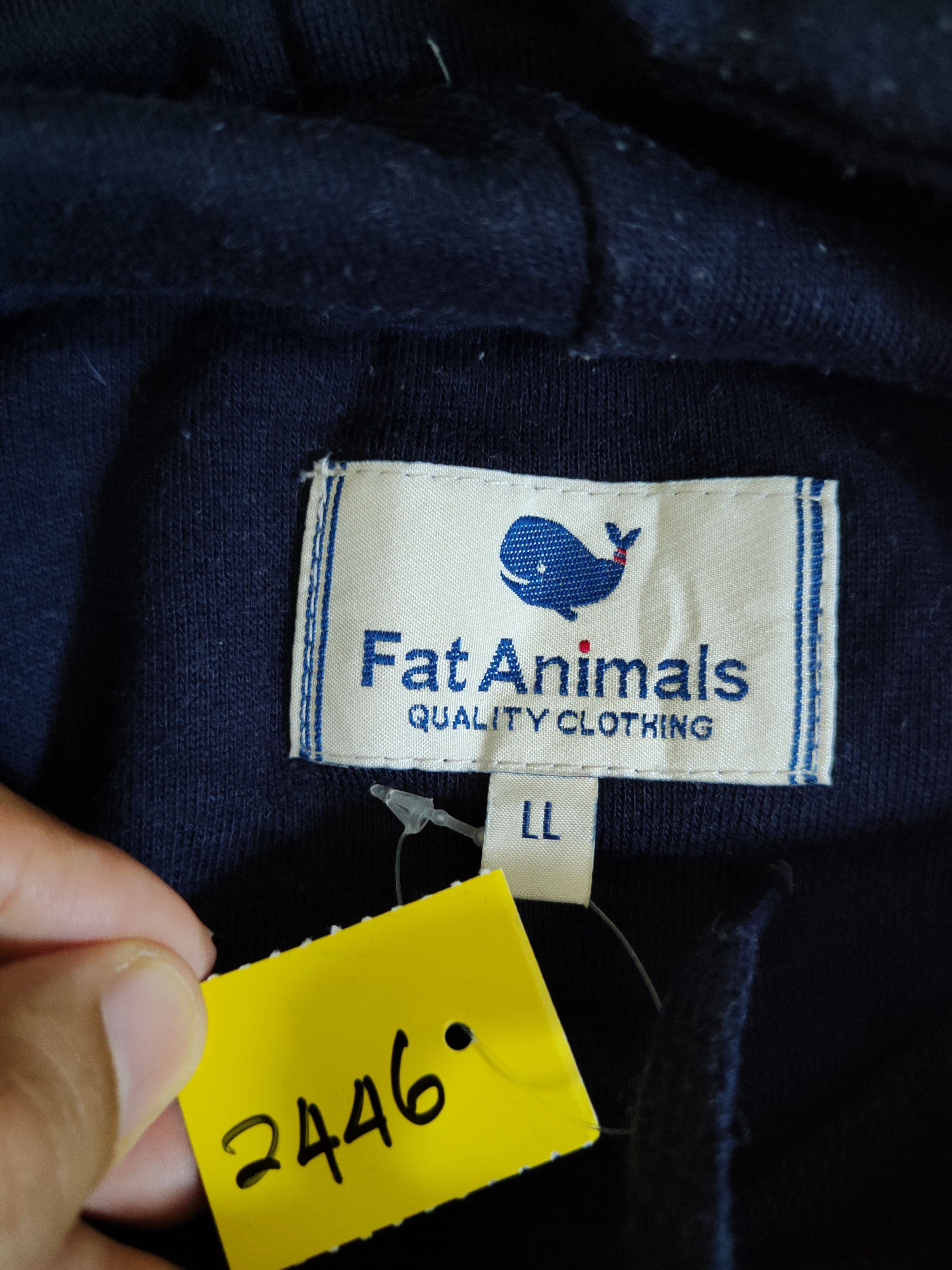 Japanese Brand DL Fat Animals Navy Hoodie Sweatshirts #2446 Size US L / EU 52-54 / 3 - 12 Thumbnail