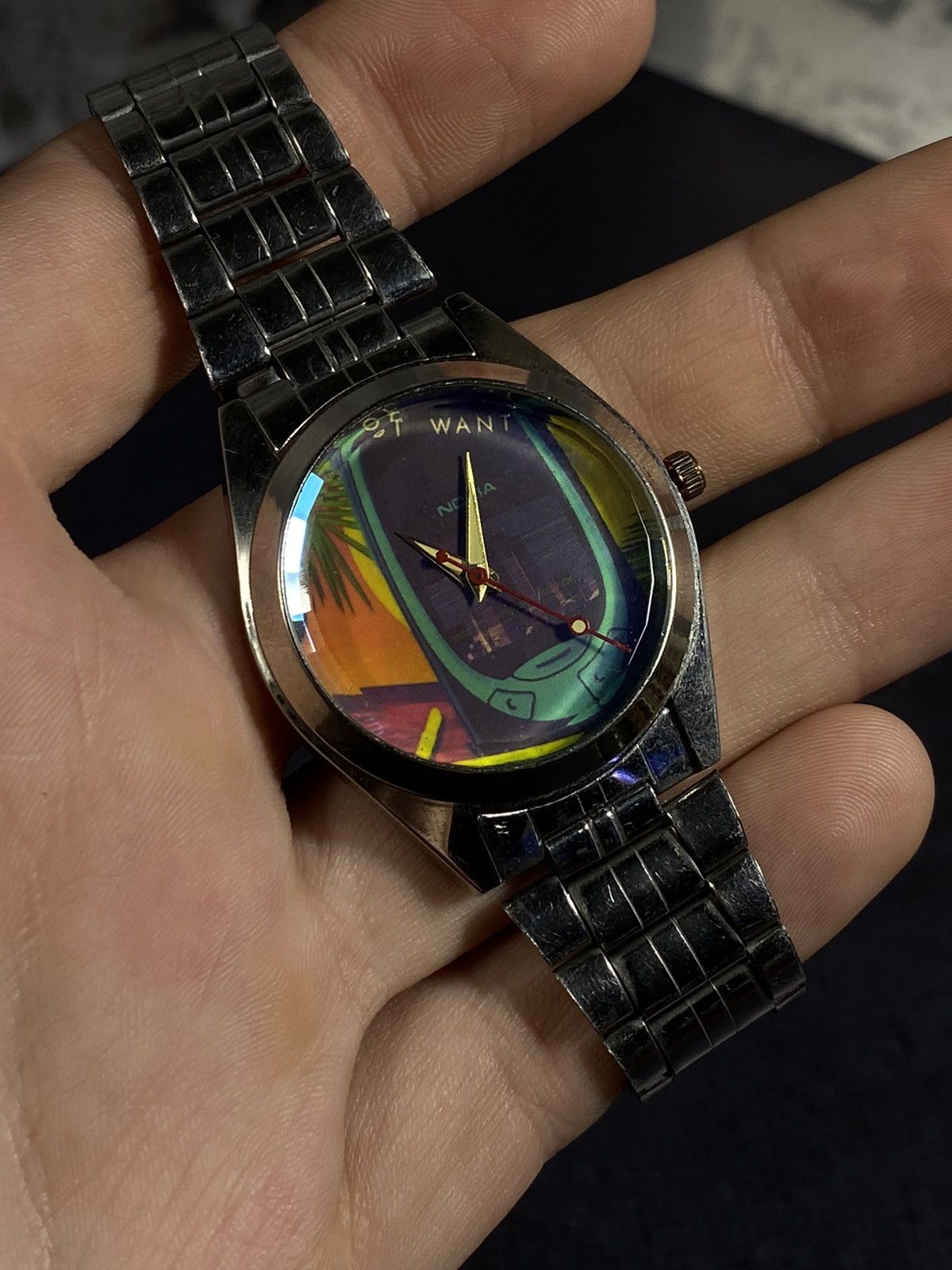Japanese Brand Vintage Futuristic Quartz Watch with New Strap Size ONE SIZE - 12 Thumbnail
