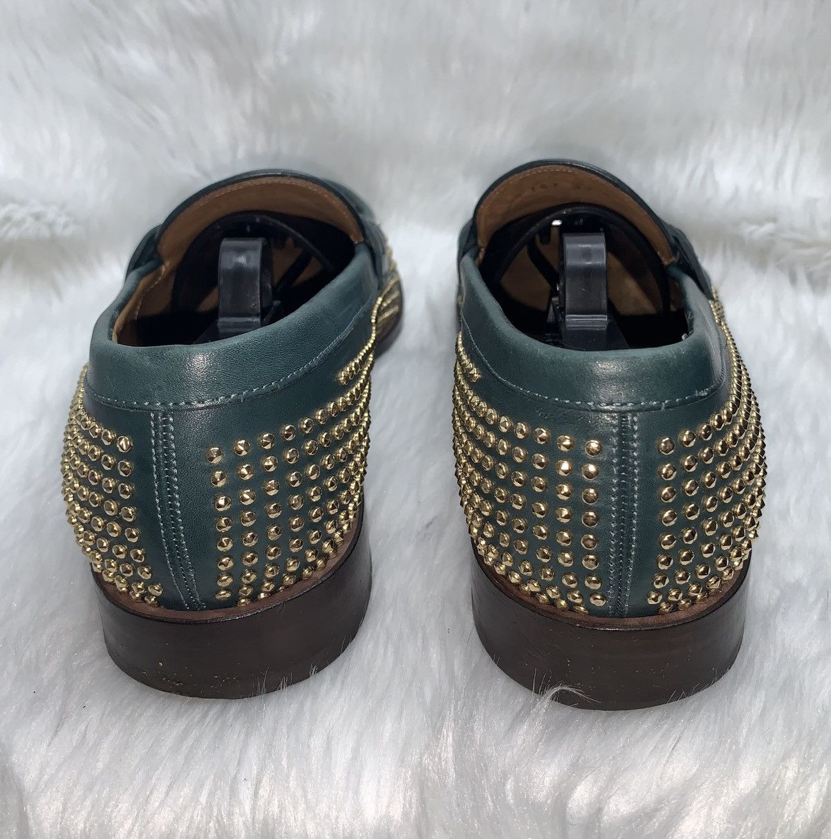 Louis Leeman Louis Leeman Gold Stud Loafers Size US 7 / EU 40 - 8 Thumbnail