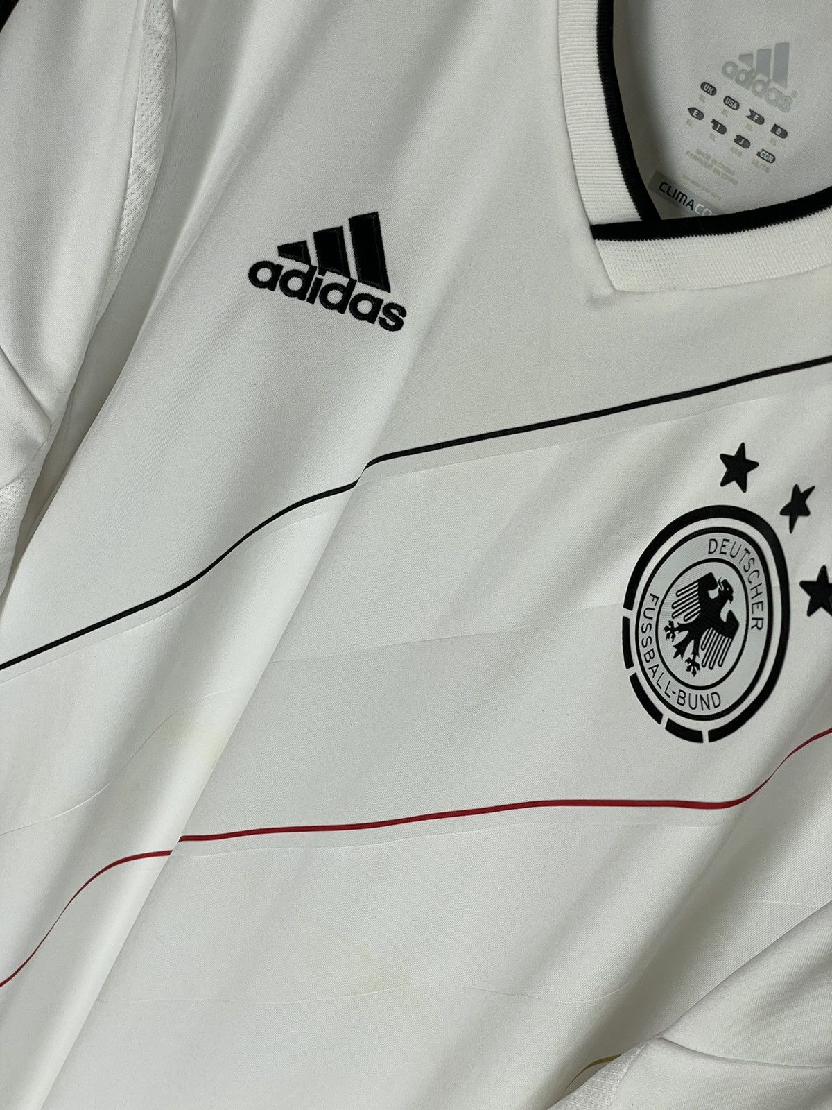 Adidas Germany 2011 2012 home soccer shirt kit tee Deutschland Size US XL / EU 56 / 4 - 8 Thumbnail