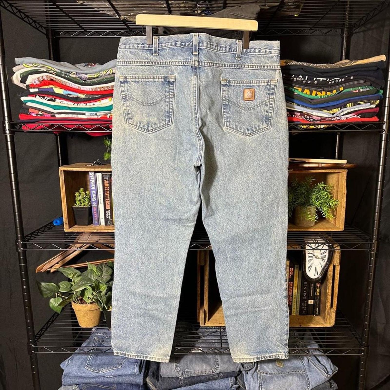 Carhartt Vintage Carhartt Blue Jeans Mens 40x30 Light Skater Pants Size US 40 / EU 56 - 1 Thumbnail