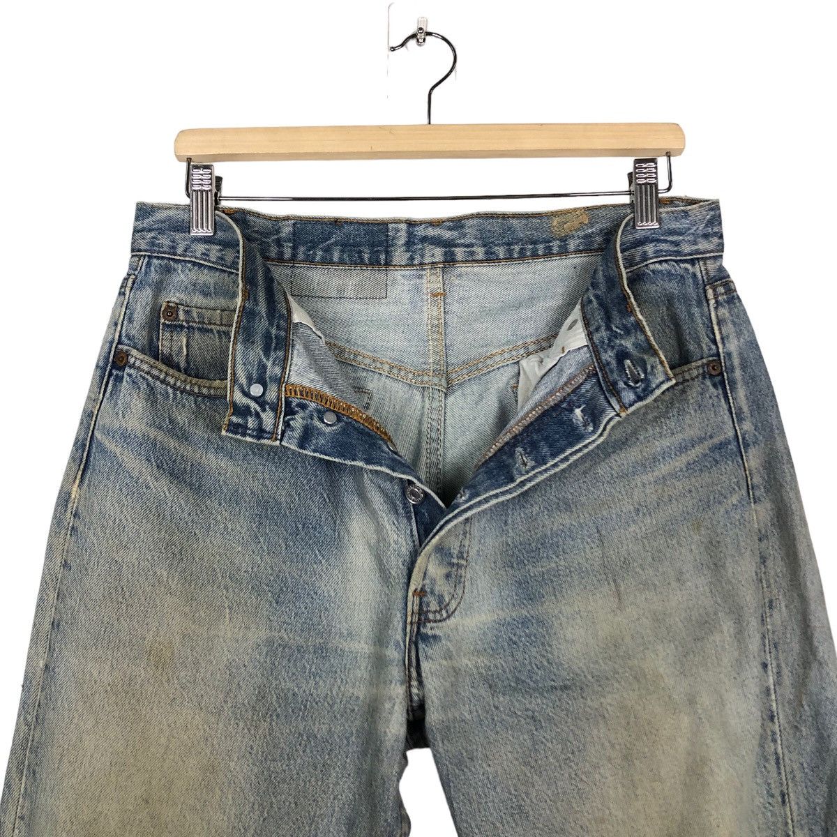 Levi's 🔥Vintage Distressed Rusty Design Punk Style Levi’s USA Size US 32 / EU 48 - 13 Thumbnail