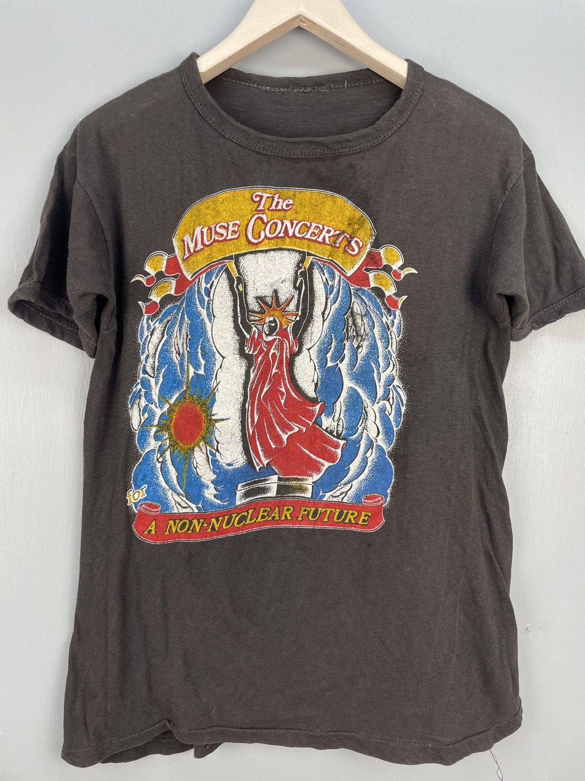 Band Tees Vintage 70s The Muse Concerts for A non Nuclear Future Size US S / EU 44-46 / 1 - 3 Thumbnail