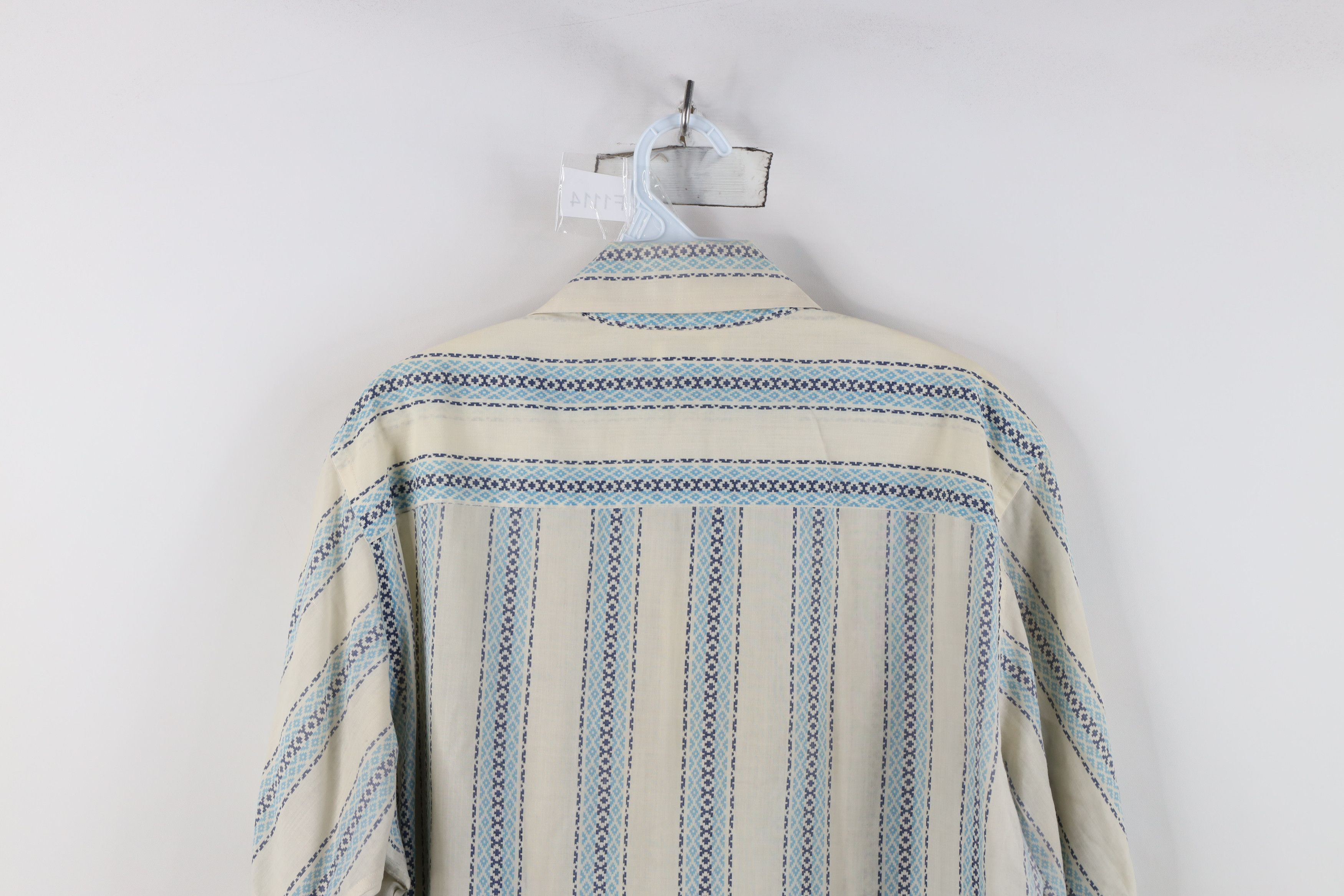 Vintage Vintage 60s 70s Streetwear Southwestern Short Sleeve Shirt Size US M / EU 48-50 / 2 - 14 Thumbnail
