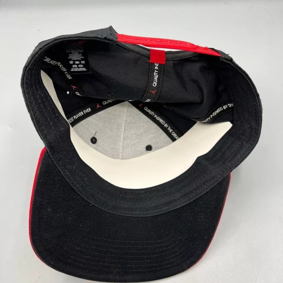 Jordan Brand Air Jordan Pro Hat Men Black Red Jumpman Nike Snap Back Cap Size ONE SIZE - 8 Thumbnail