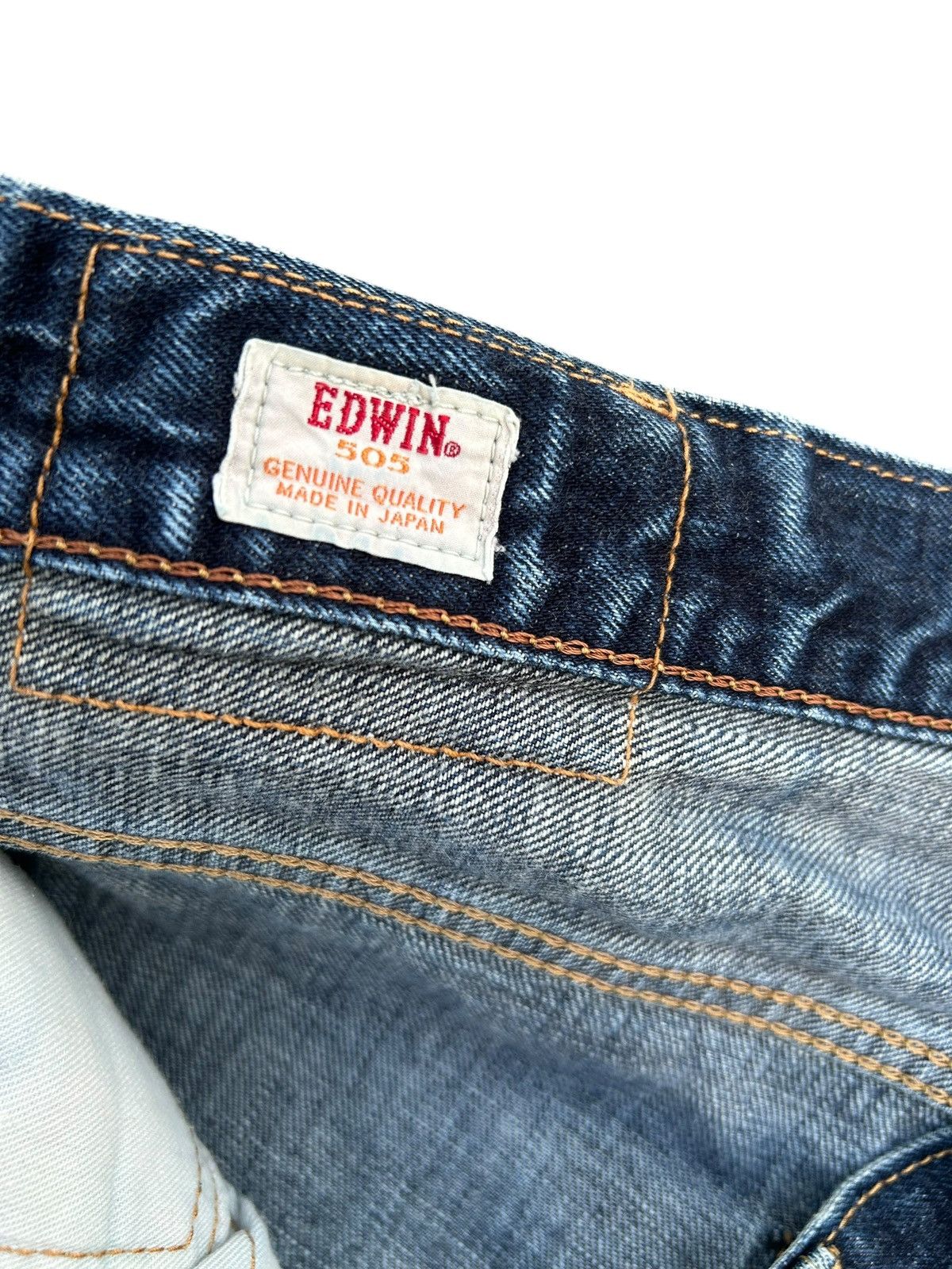 Kapital Vintage Edwin 505Z Selvedge Distressed Denim Jeans Size US 38 / EU 54 - 7 Thumbnail