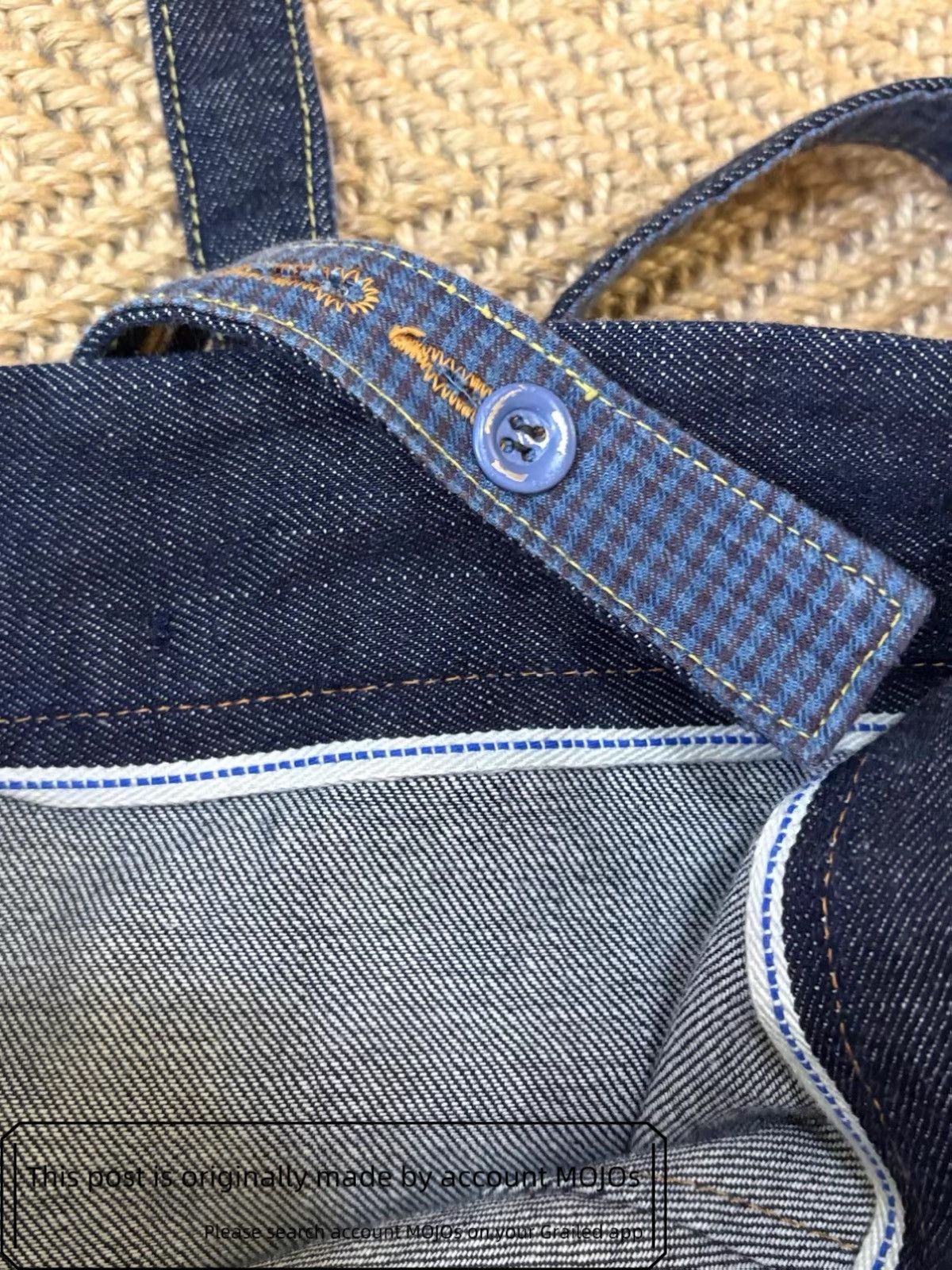 Visvim Sz 2 Visvim Overall Raw Denim mojos150059 Size US 30 / EU 46 - 6 Thumbnail