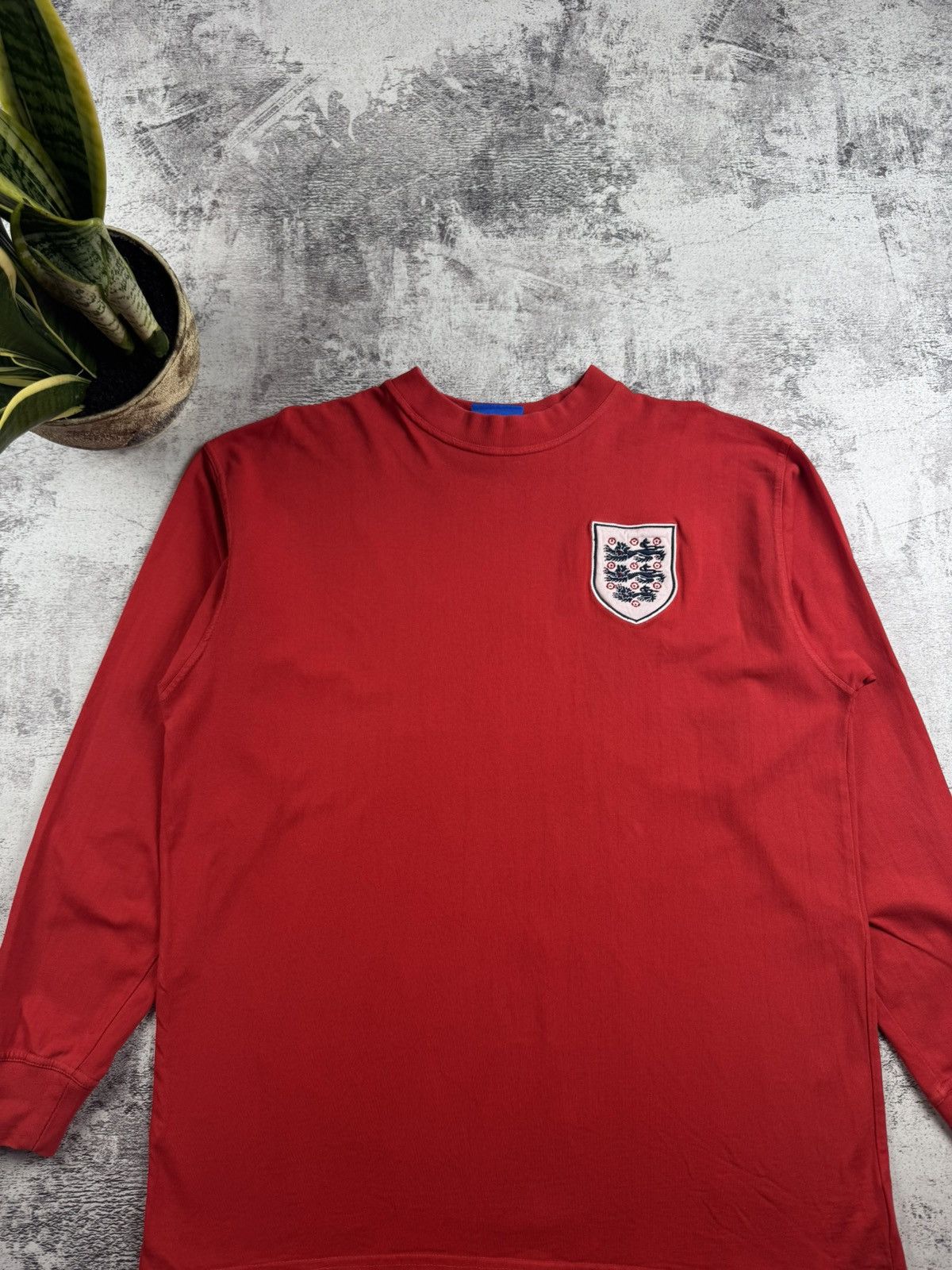 Umbro England 90s Umbro Men’s Vintage Long Sleeve National Soccer Football Jersey Size US XXL / EU 58 / 5 - 4 Thumbnail