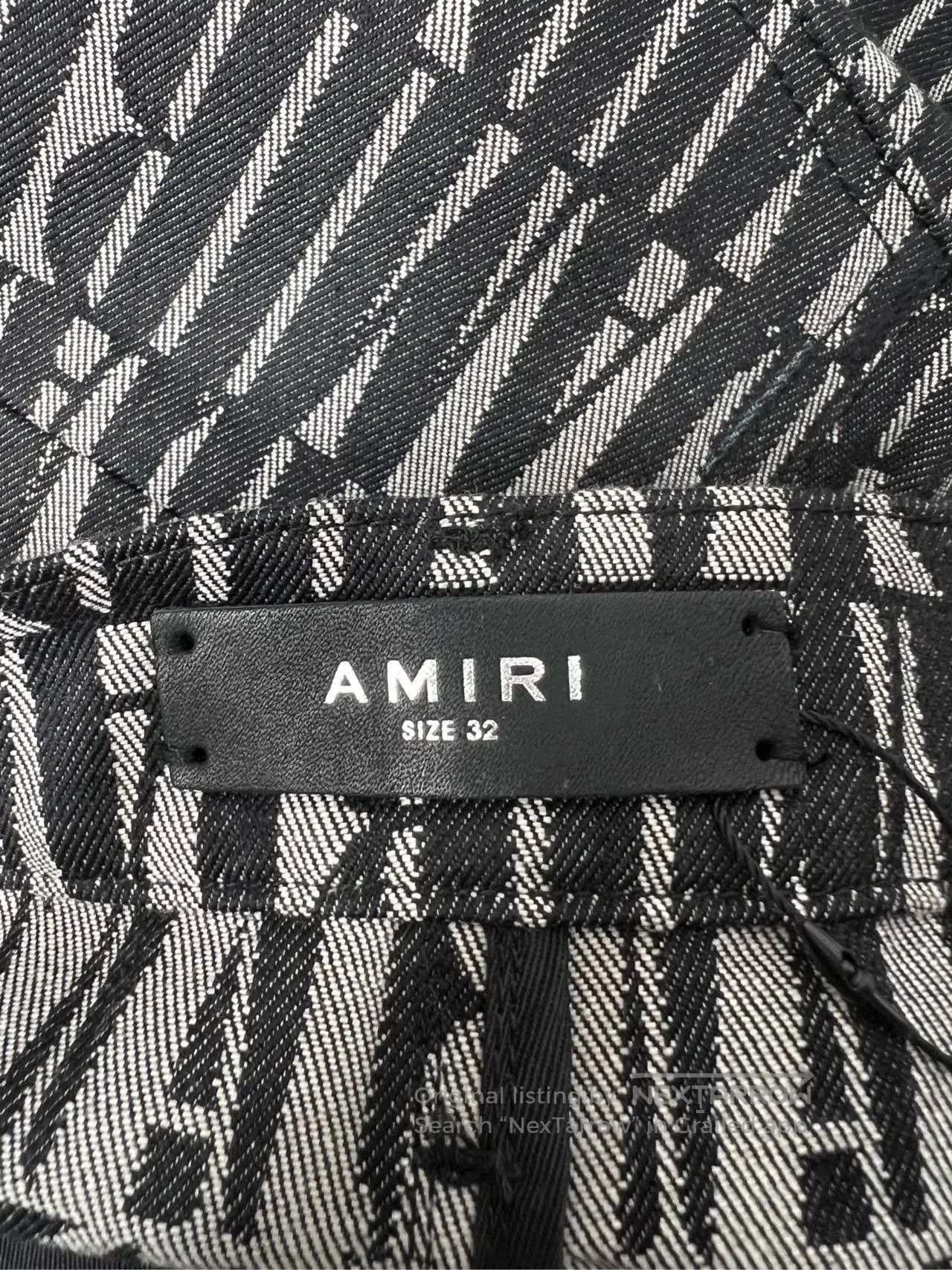 Amiri AMIRI Letter Logo Side Button Jeans. Size US 32 / EU 48 - 3 Thumbnail