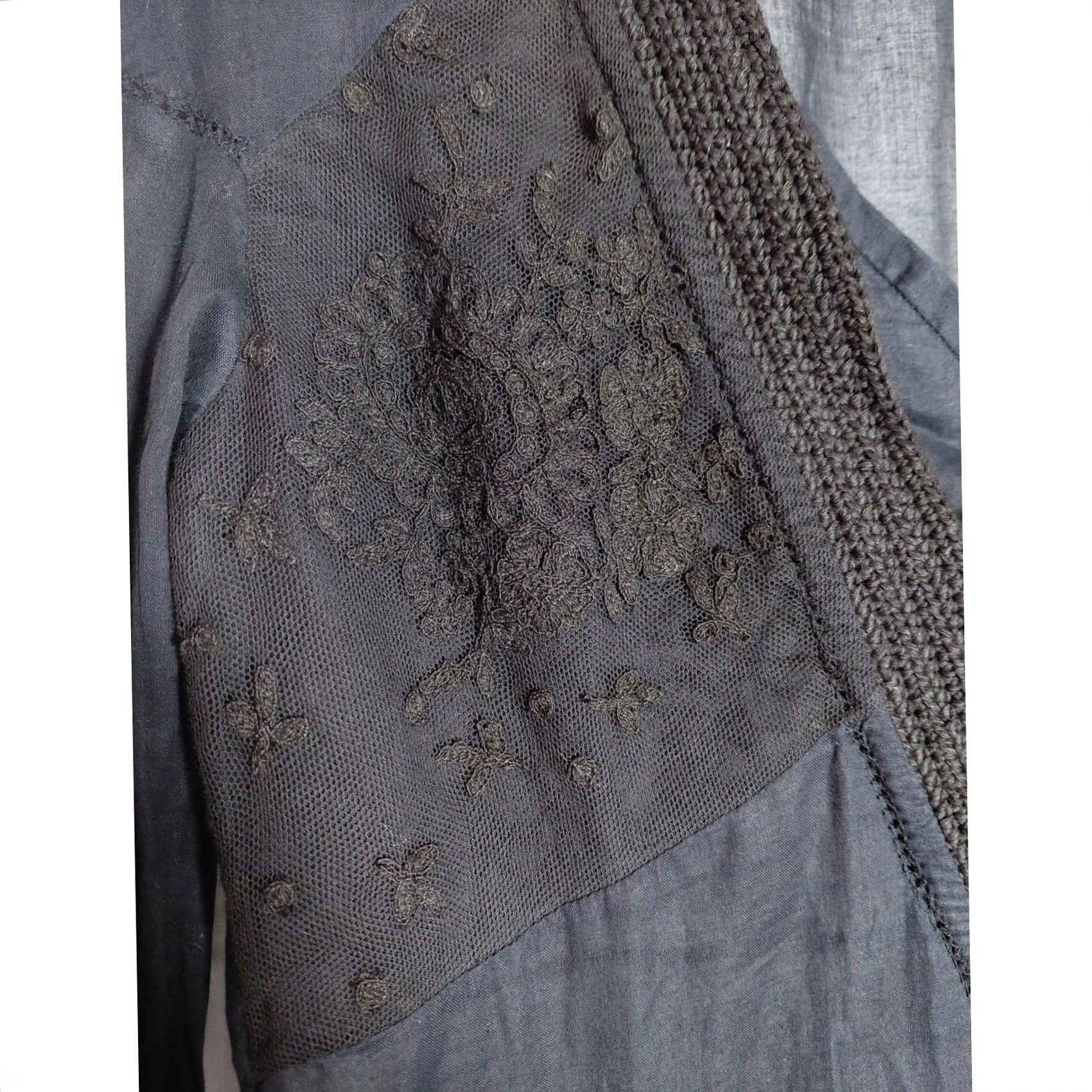 Isabel Marant Isabel Marant Embroidered Cotton Top Black Long Sleeve Knit Women Size 0 Size XS / US 0-2 / IT 36-38 - 4 Thumbnail