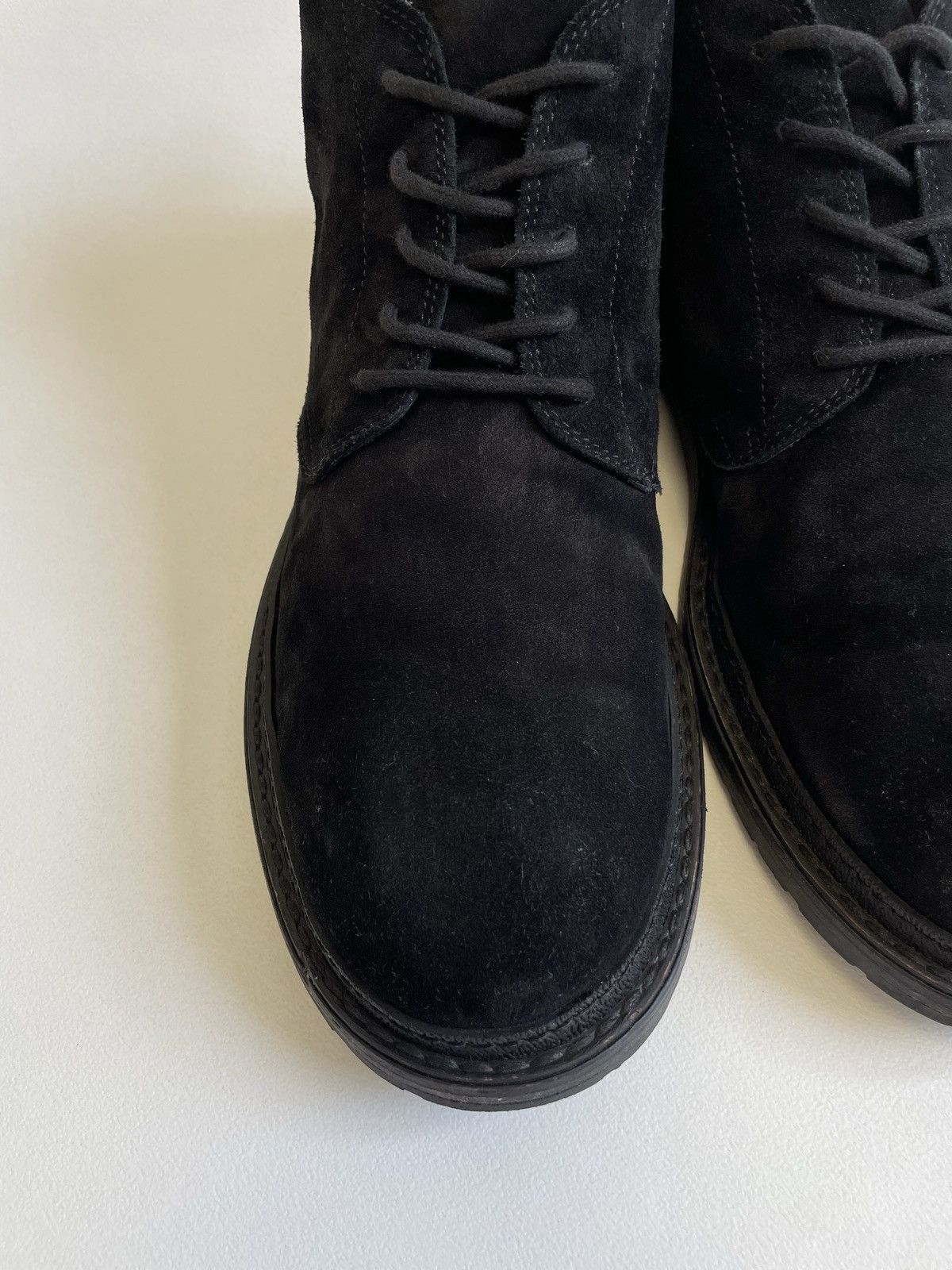 Ann Demeulemeester Early 2010s Black Suede Chukka Boots Size US 12 / EU 45 - 13 Thumbnail