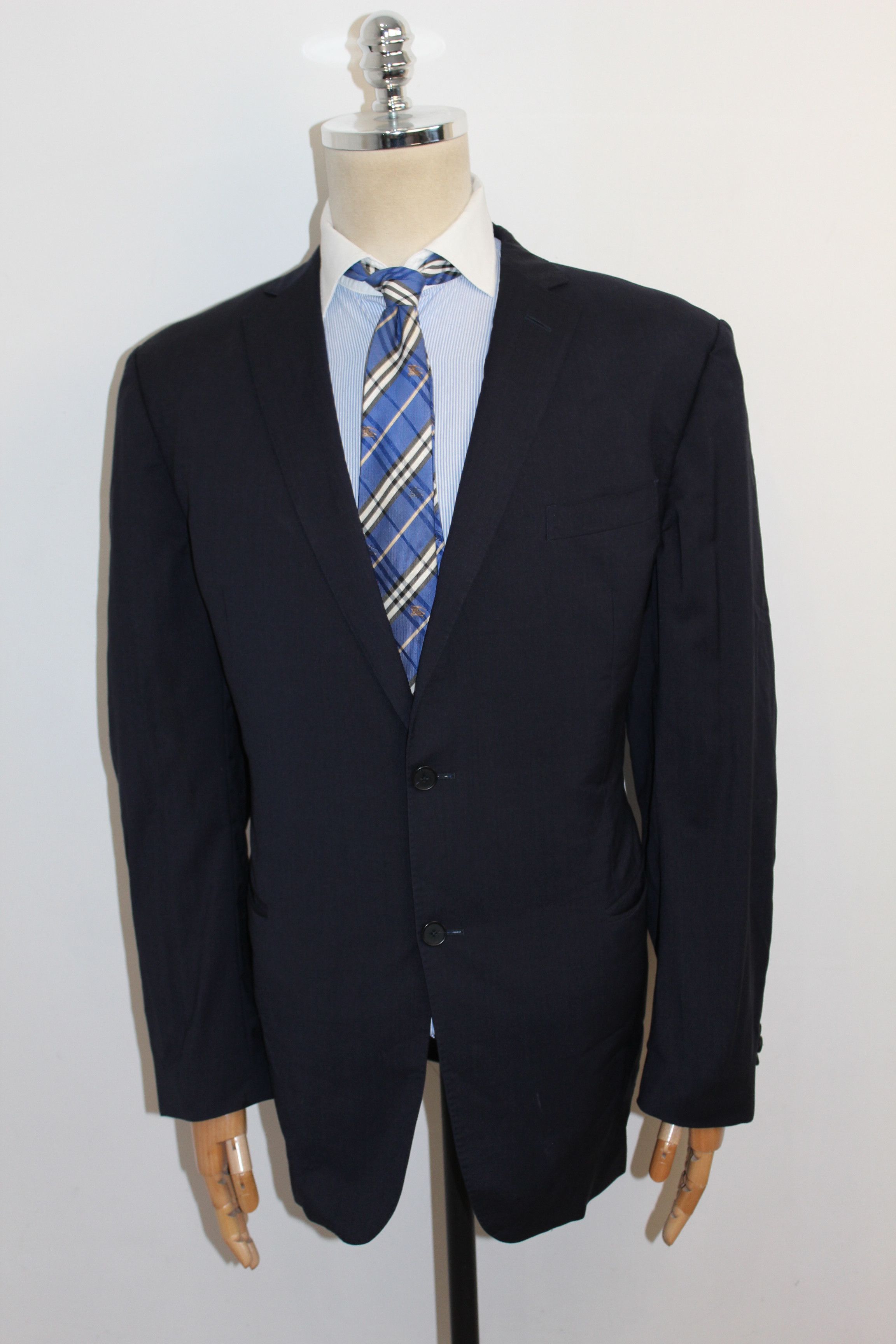 Designer Mens Z Zegna Drop 7 Classic Suit Tailoring Size 56 R Size 50R - 3 Thumbnail