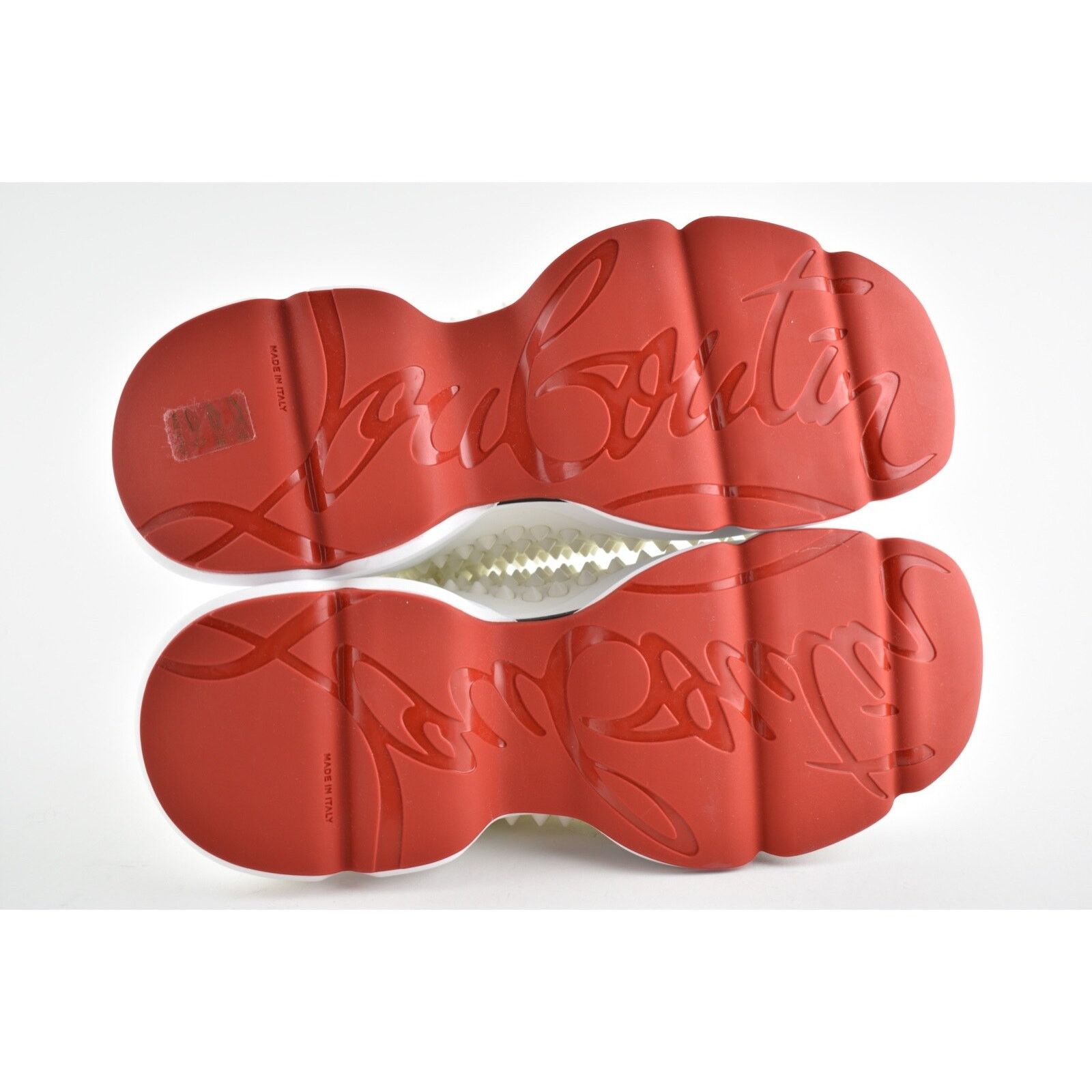 Christian Louboutin Spike Sock Donna Flat Snow White Red Neoprene Sneaker 36 Size US 6 / IT 36 - 10 Thumbnail