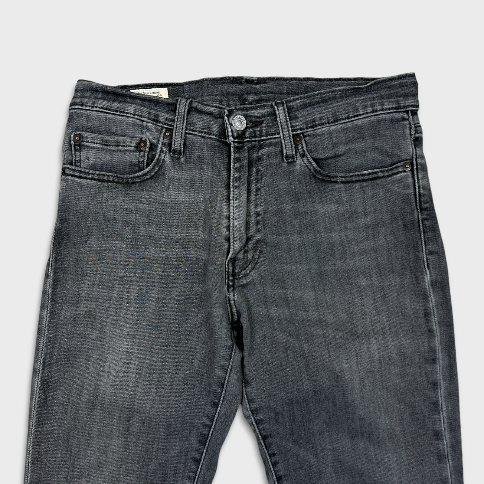 Levi's × Vintage Levi's 511 Jeans 31x30 Premium Slim Fit Faded Denim Pants Size US 31 - 2 Thumbnail