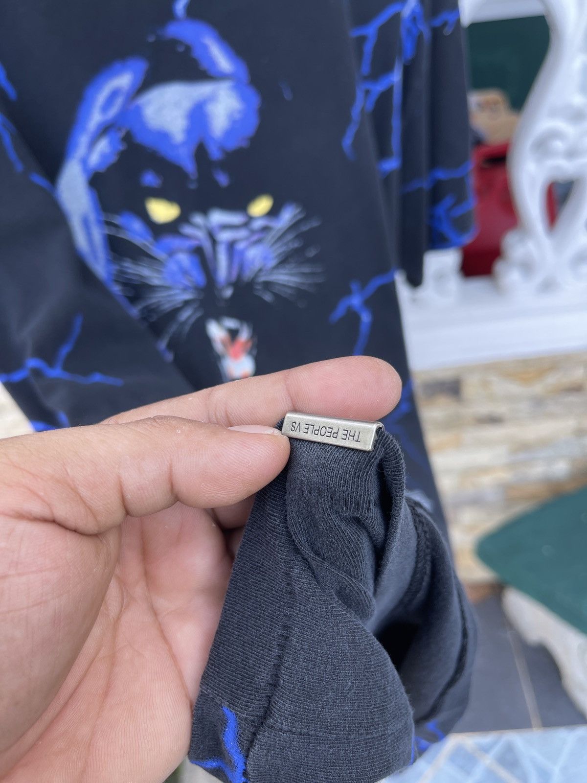 The People Vs. Last Drop🔥The People Vs Panther Thunder Shirt Lightning Aop Size US L / EU 52-54 / 3 - 13 Thumbnail